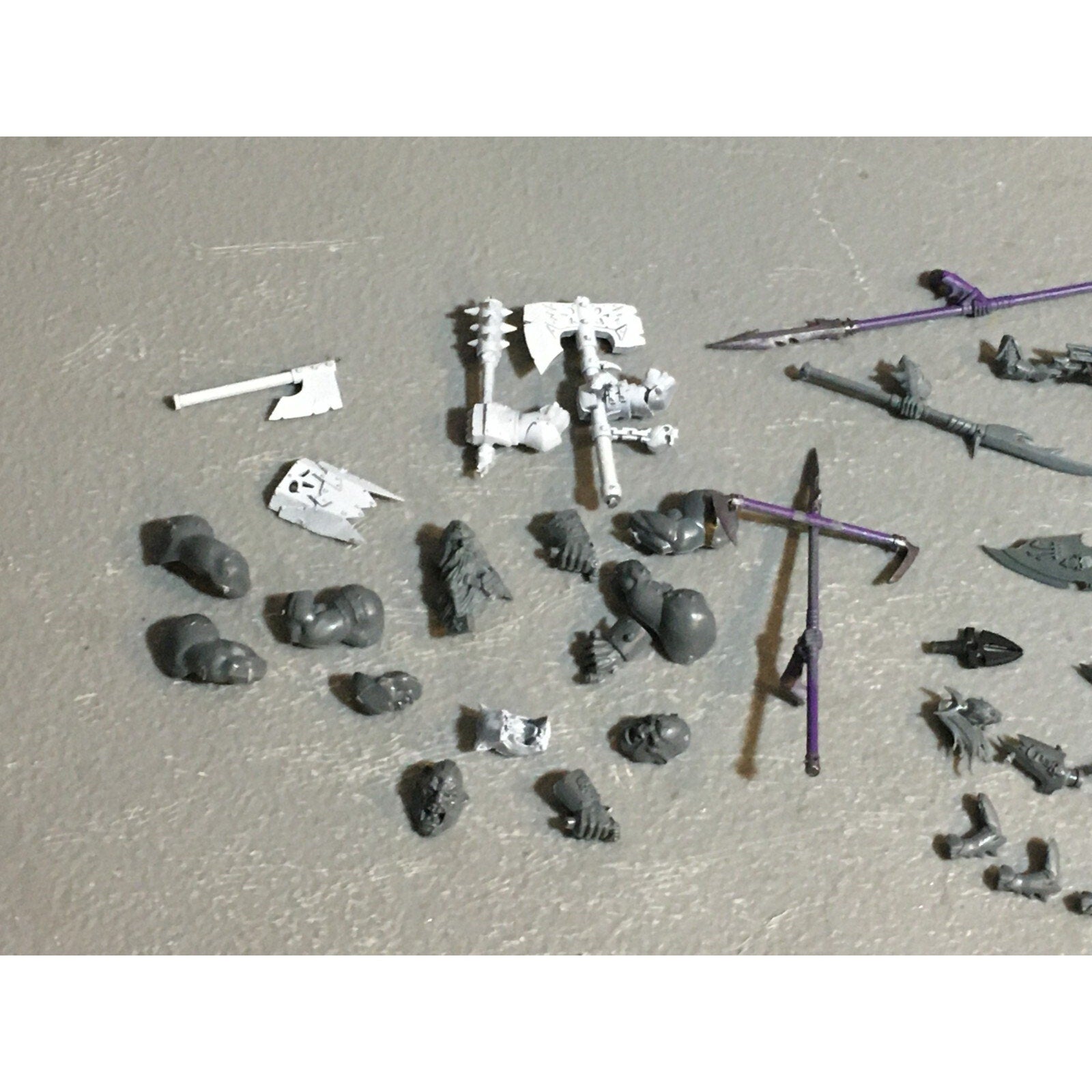 A18545 WARHAMMER FANTASY AOS MIXED BITS LOT OGRE ORC DARK ELVES DWARFS GW