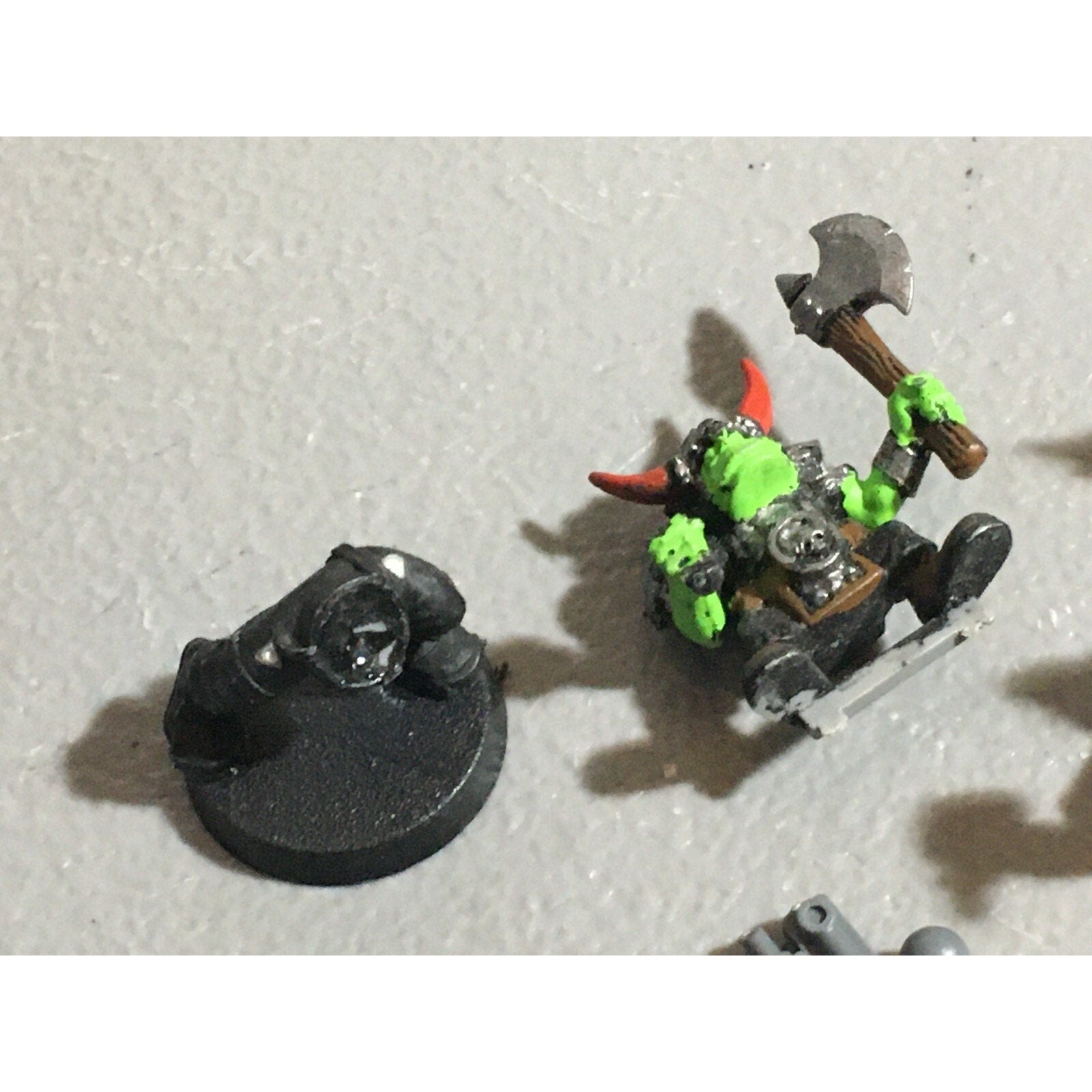 A22084 WARHAMMER 40K ORKS INCOMPLETE & BITS LOT GAMES WORKSHOP GW