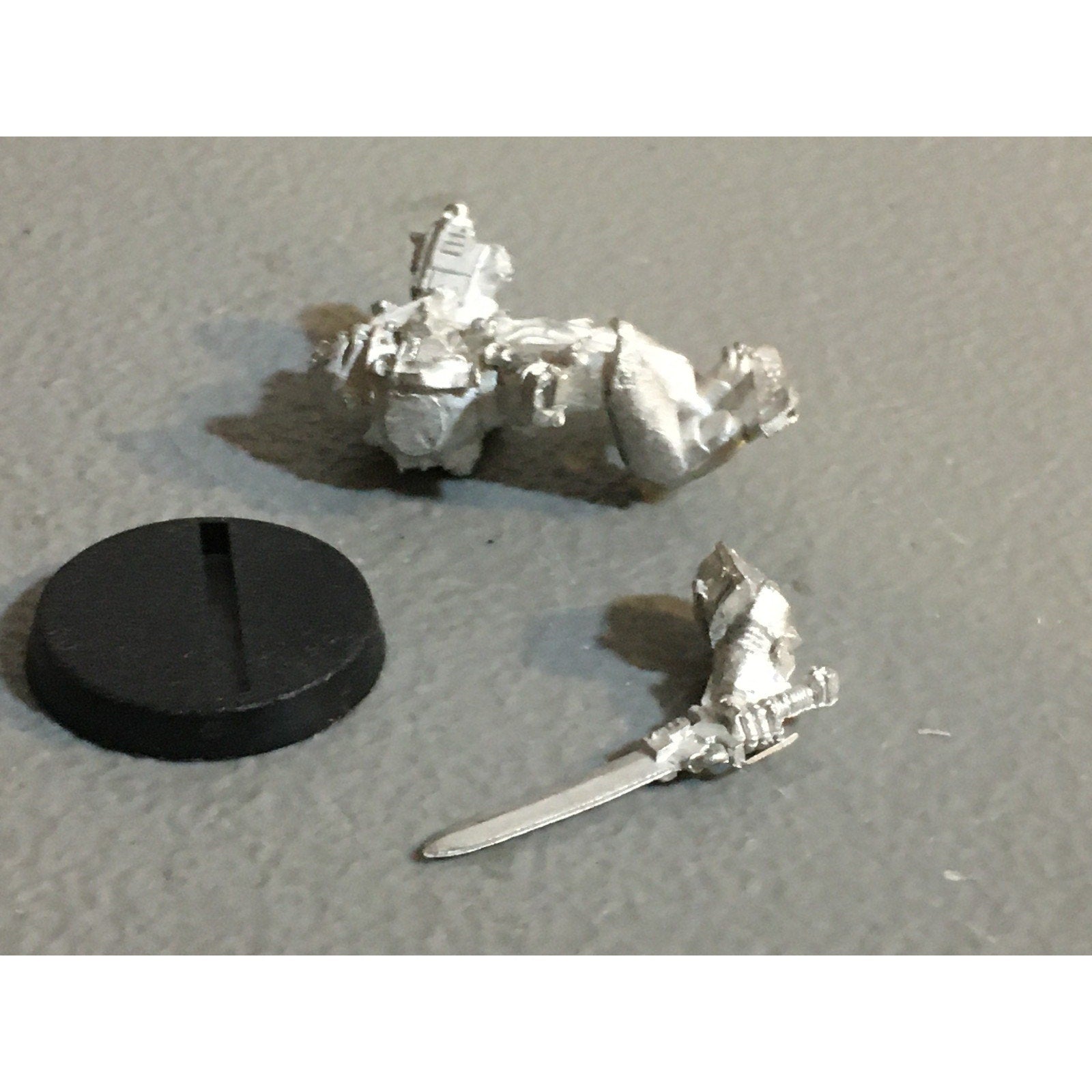 A33832 WARHAMMER 40K SPACE MARINES GREY KNIGHTS METAL JUSTICAR NO BACKPACK GW