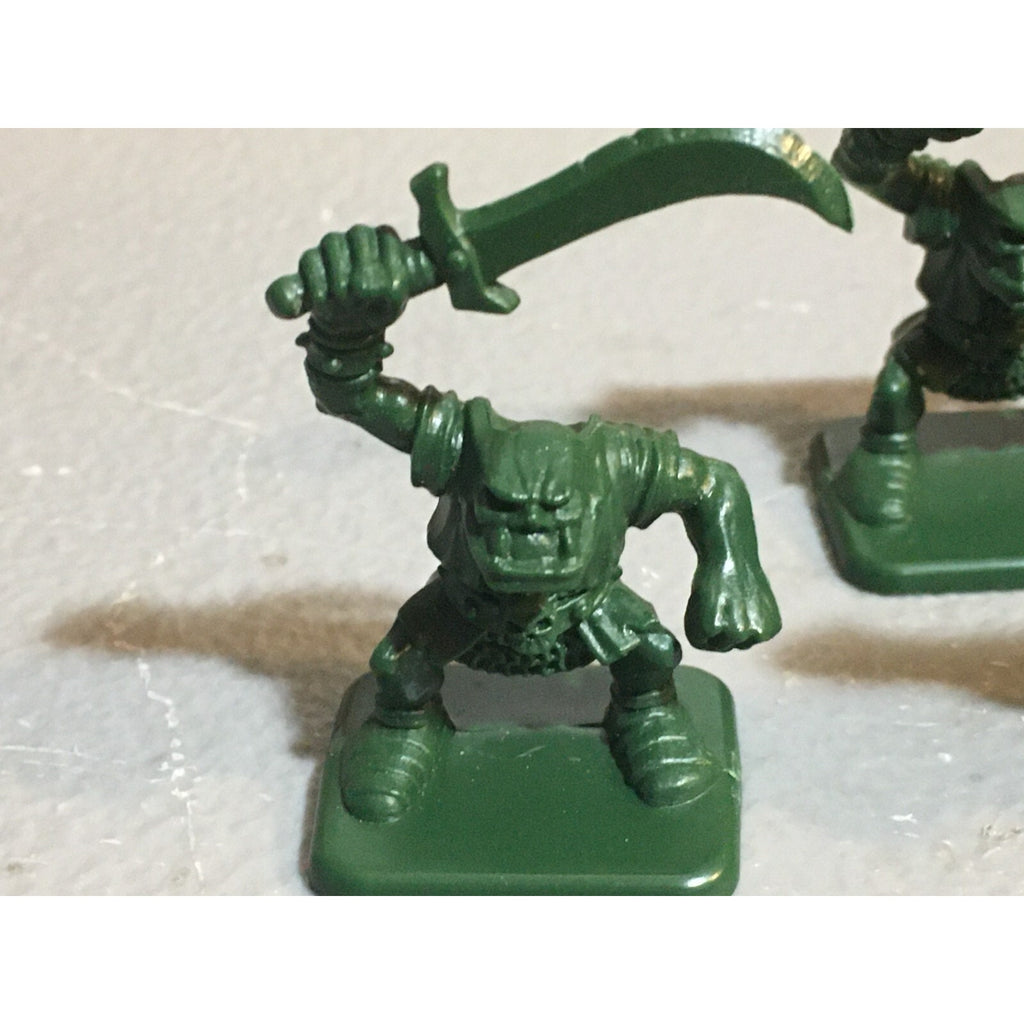 A6545 HEROQUEST SYSTEM MONSTERSORCS 4 PK MILTON BRADLEY 1990