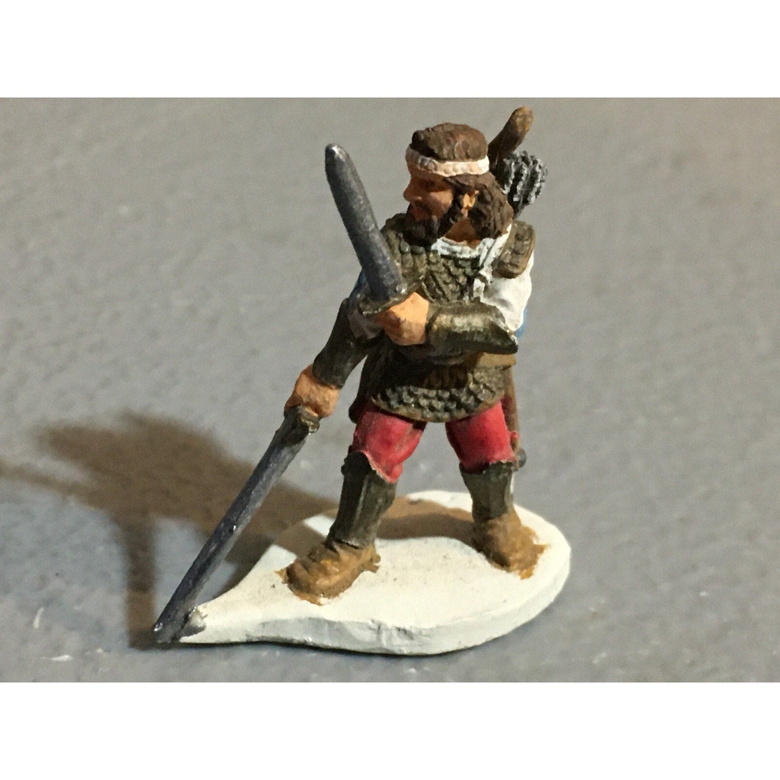 A10263 METAL MINIATURES FANTASY WARRIOR + SCI-FI SAMURAI W ROCKET LAUNCHER