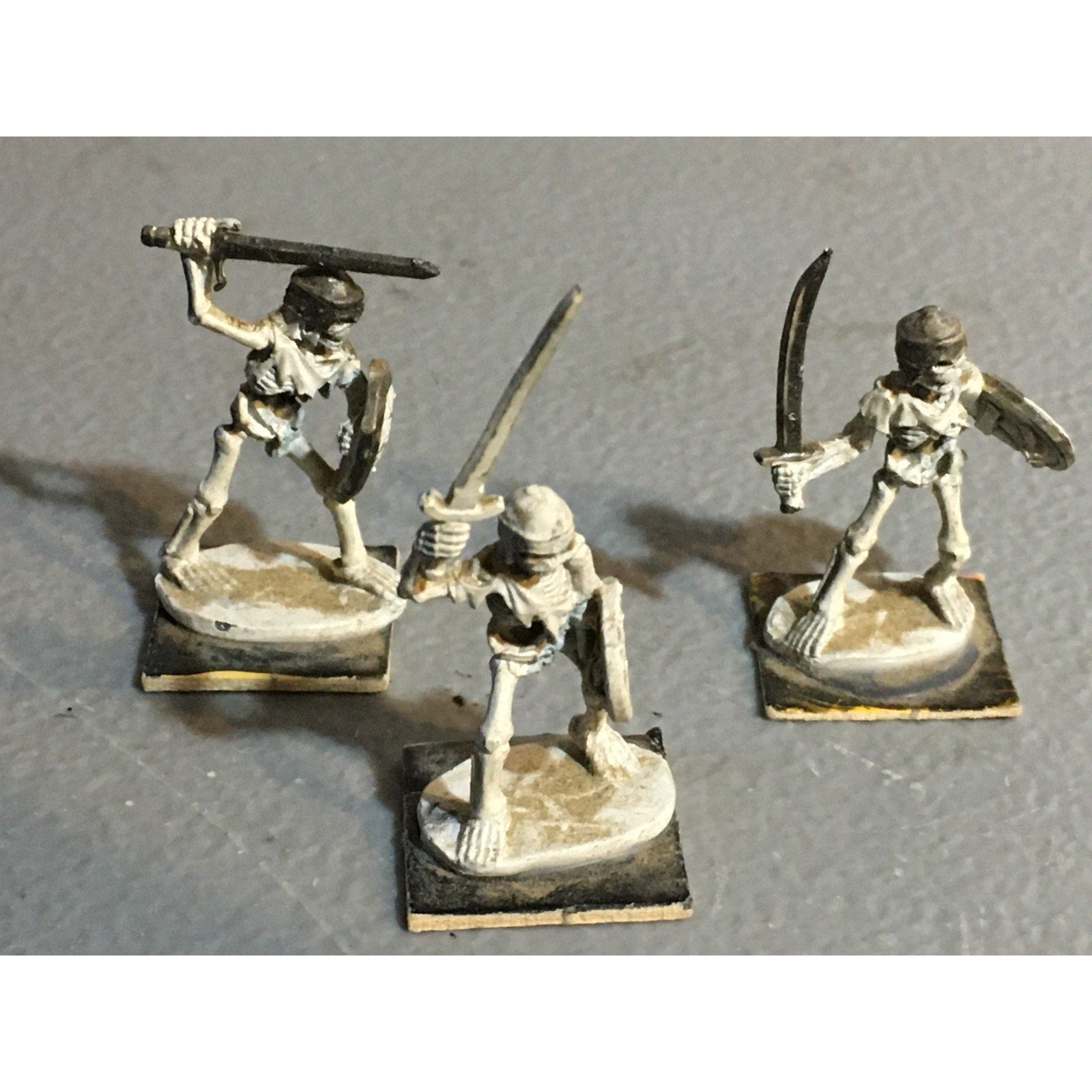 A32376 RAL PARTHA METAL MINIATURES SKELETON WARRIOR 3 PK TABLETOP WAR GAMES
