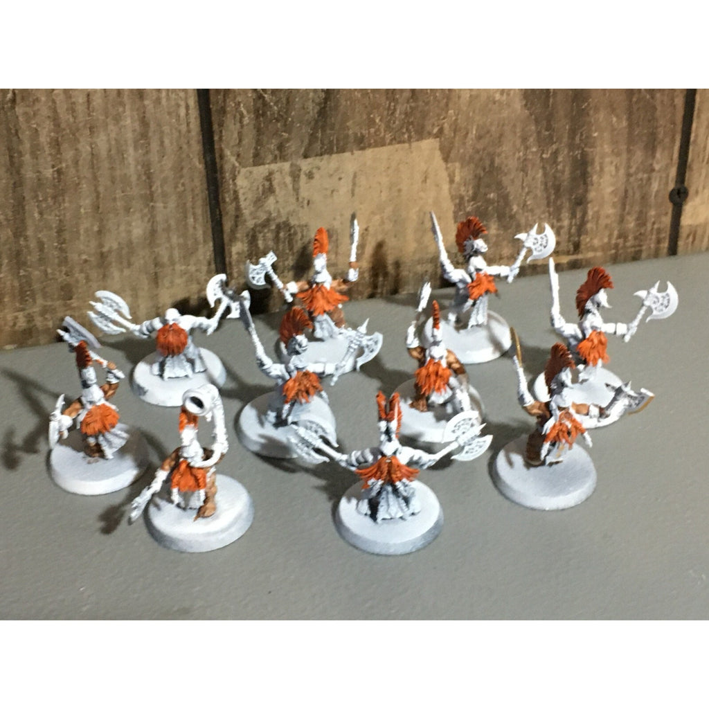 A20181 WARHAMMER FANTASY AOS FYRESLAYERS VULKITE BERZERKERS 10 PK PRIMED