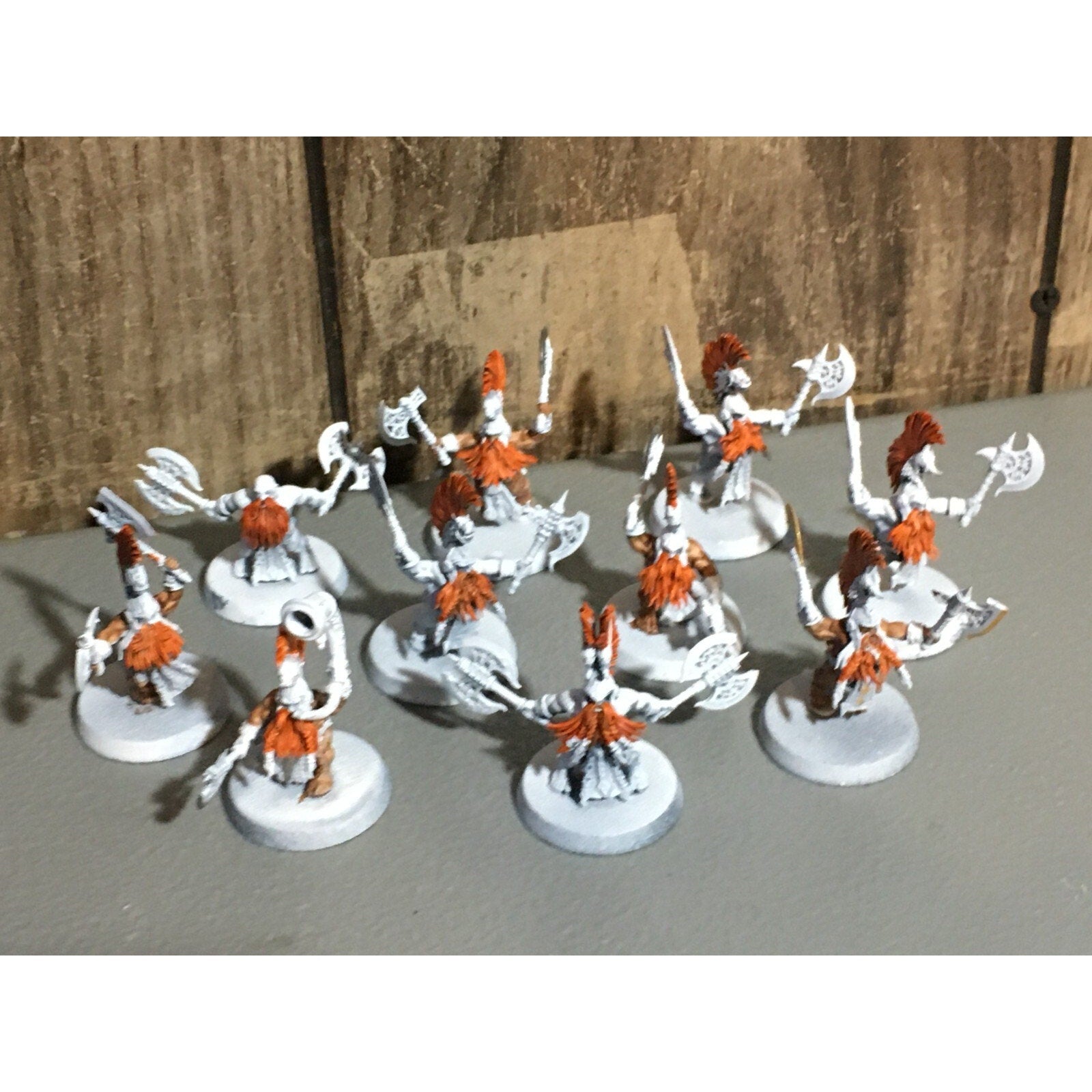 A20181 WARHAMMER FANTASY AOS FYRESLAYERS VULKITE BERZERKERS 10 PK PRIMED