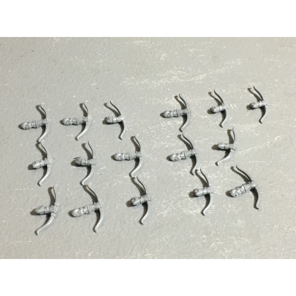 A22633 WARHAMMER FANTASY ORCS & GOBLINS BITS LOT GOBLIN ARCHER BOWS GW OLD WORLD