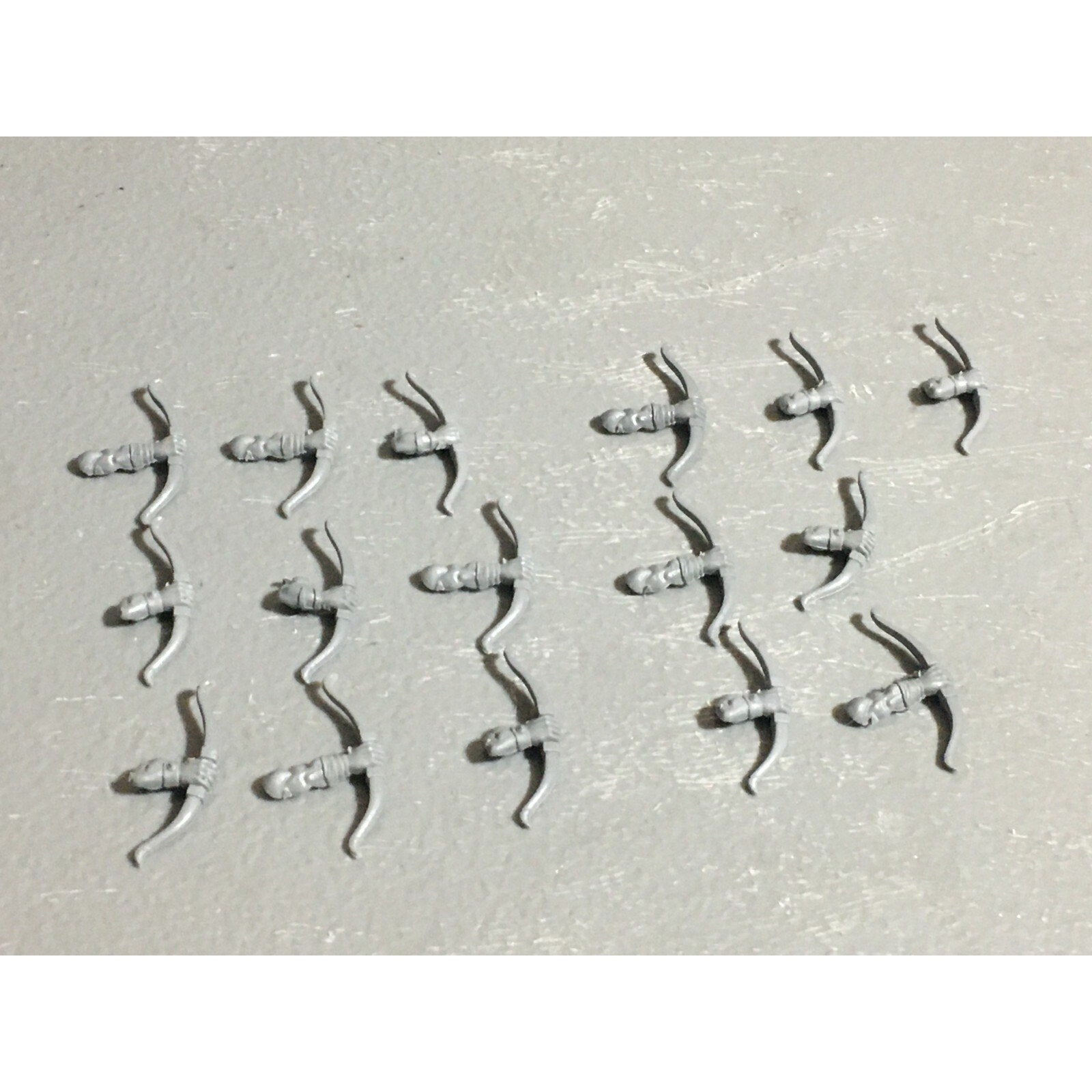 A22633 WARHAMMER FANTASY ORCS & GOBLINS BITS LOT GOBLIN ARCHER BOWS GW OLD WORLD