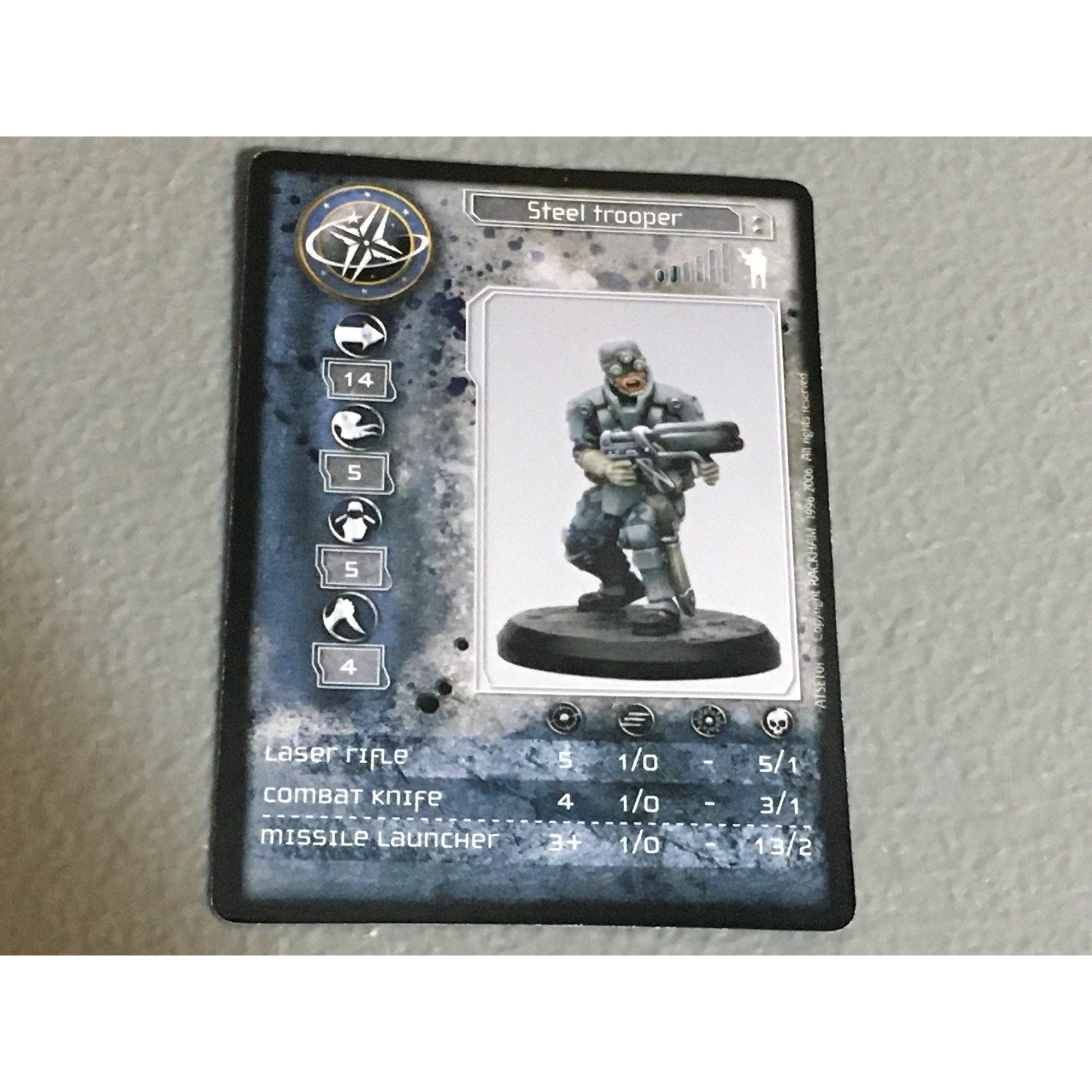 A31163 RACKHAM AT-43 UNA STEEL TROOPERS 5 PK MINI W CARD