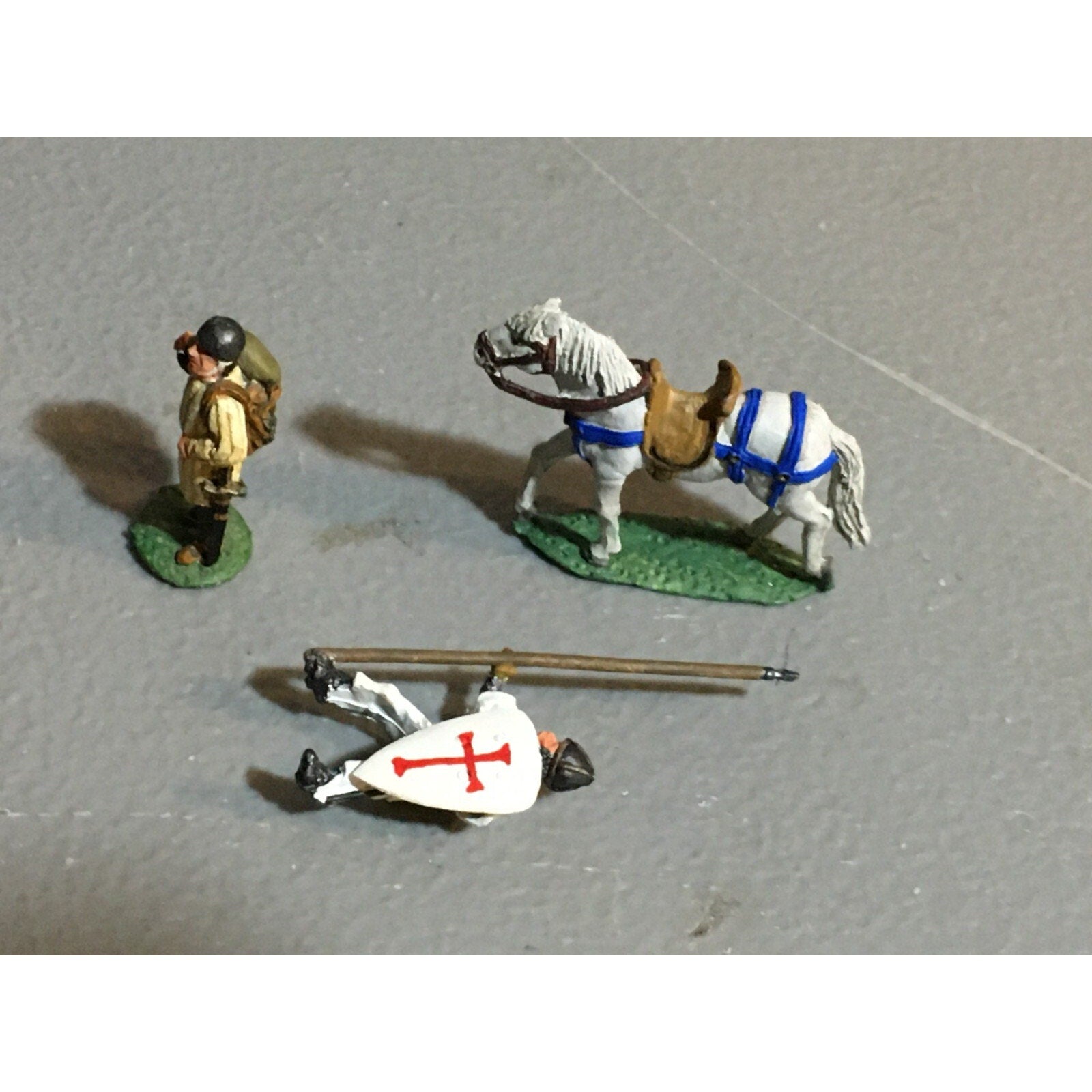 A10137 CITADEL PRE SLOTTA METAL RARE OOP HUMAN KNIGHTS 1 MOUNTED PAINTED