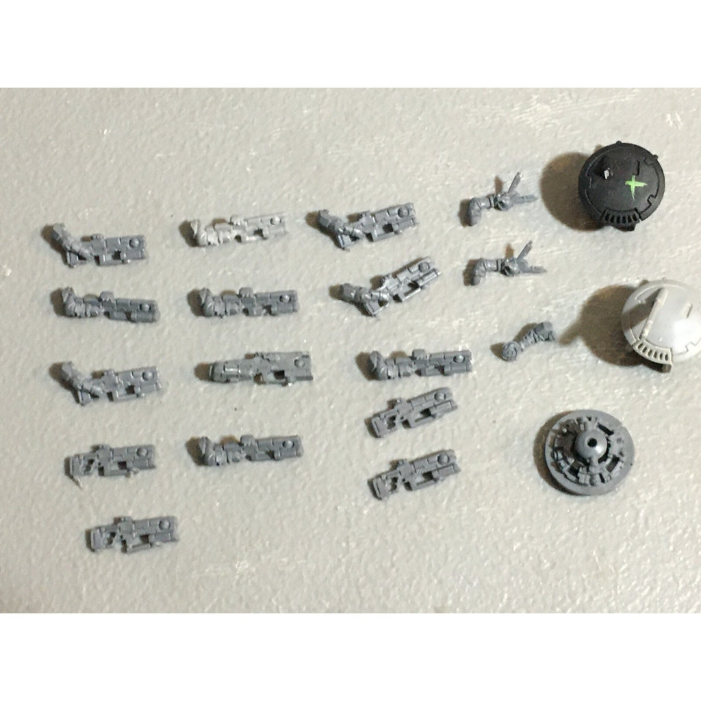 A23029 WARHAMMER 40K TAU EMPIRE BITS LOT FIRE WARRIORS GUNS DRONES GW