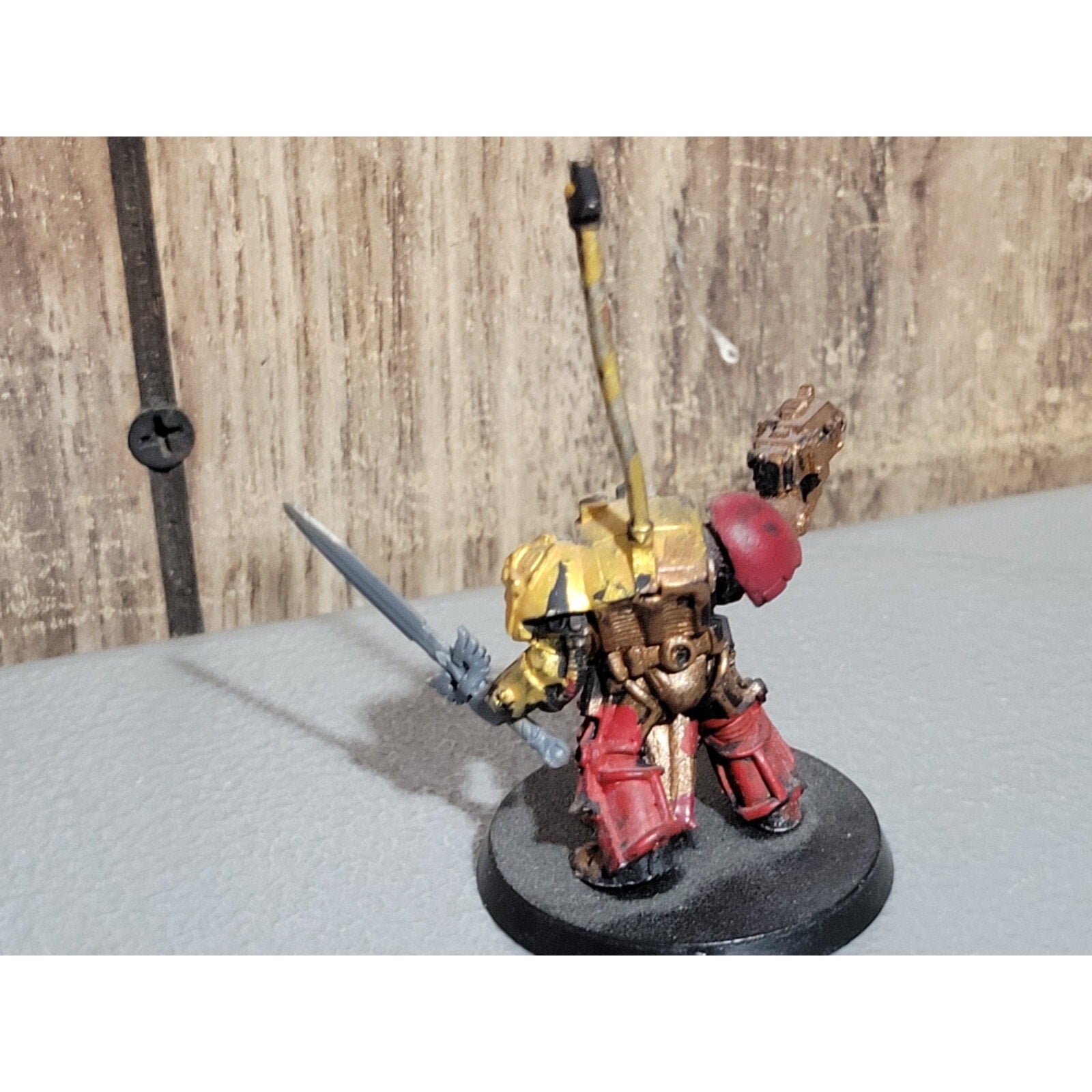 A18681 WARHAMMER 40K SPACE MARINES METAL TERMINATOR CAPTAIN CUSTOM HAND