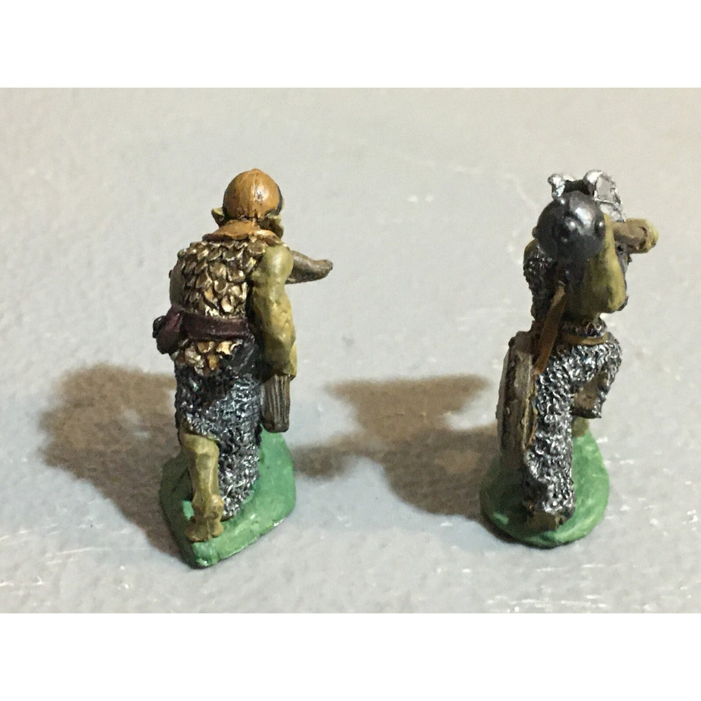 A9792 CITADEL PRE SLOTTA METAL RARE OOP ORCS ARMOURED GREAT MACE & XBOW PAINTED