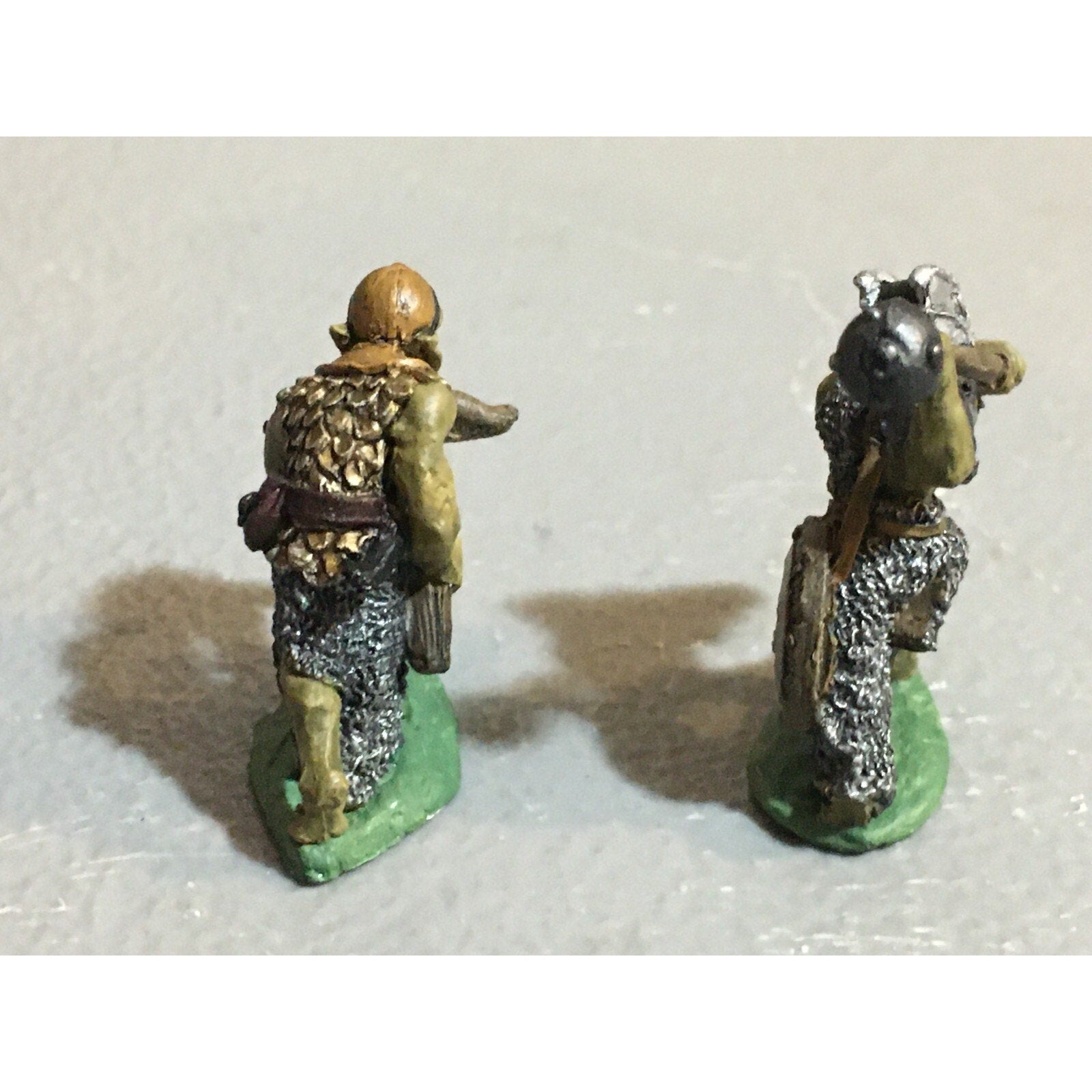 A9792 CITADEL PRE SLOTTA METAL RARE OOP ORCS ARMOURED GREAT MACE & XBOW PAINTED