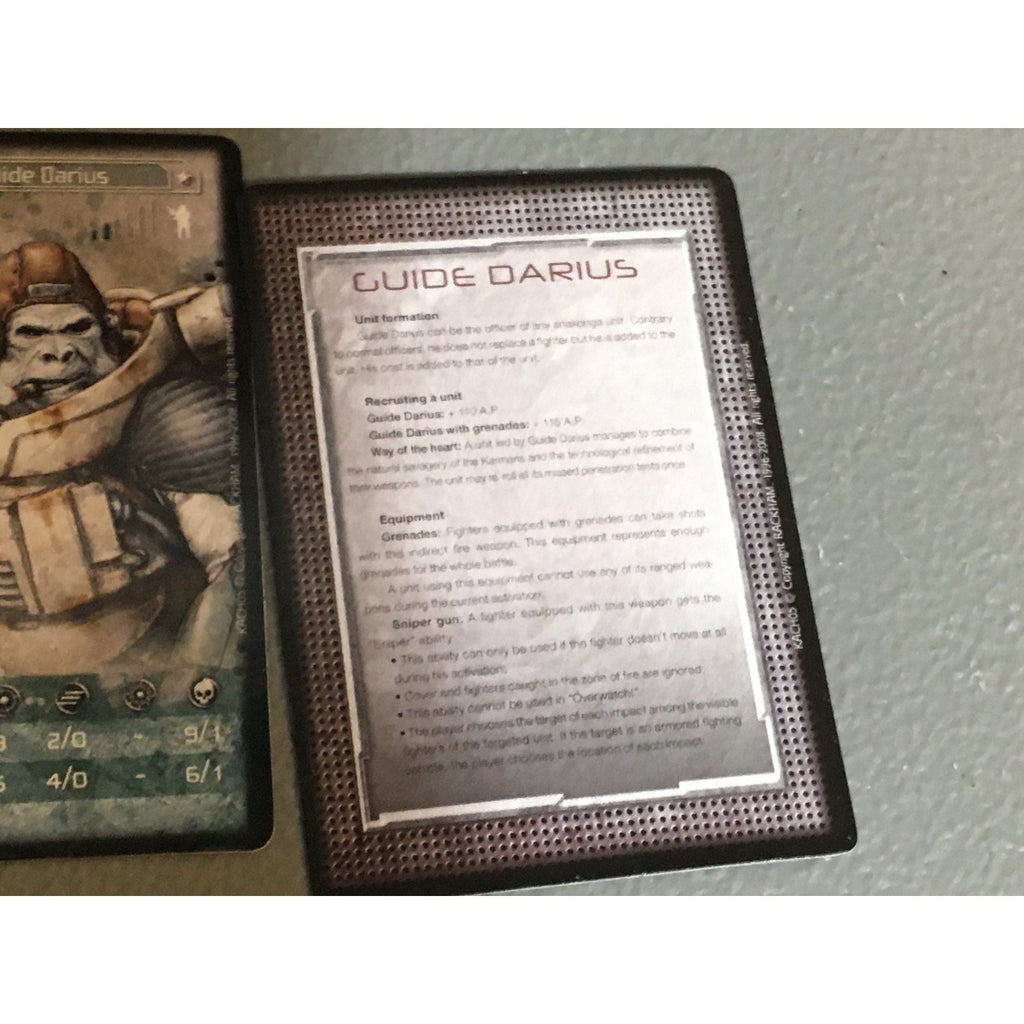 A31153 RACKHAM AT-43 KARMANS HERO GUIDE DARIUS LOOSE MINI W CARDS