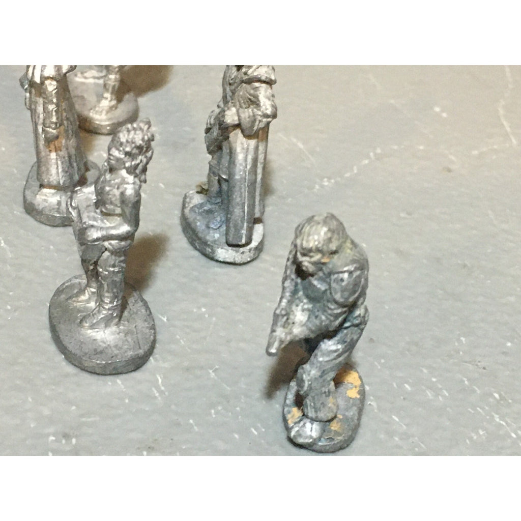 A6558 GRENADIER 8 PK METAL OOP MINIATURES WARRIOR NINJA MUSICIAN 1 INCOMPLETE
