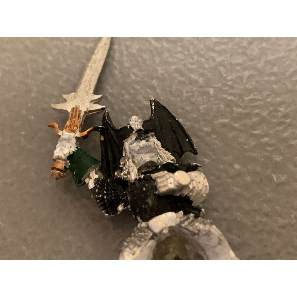 A16872 WARHAMMER AOS FANTASY UNDEAD VAMPIRE COUNTS METAL MOUNTED BLOOD DRAGON