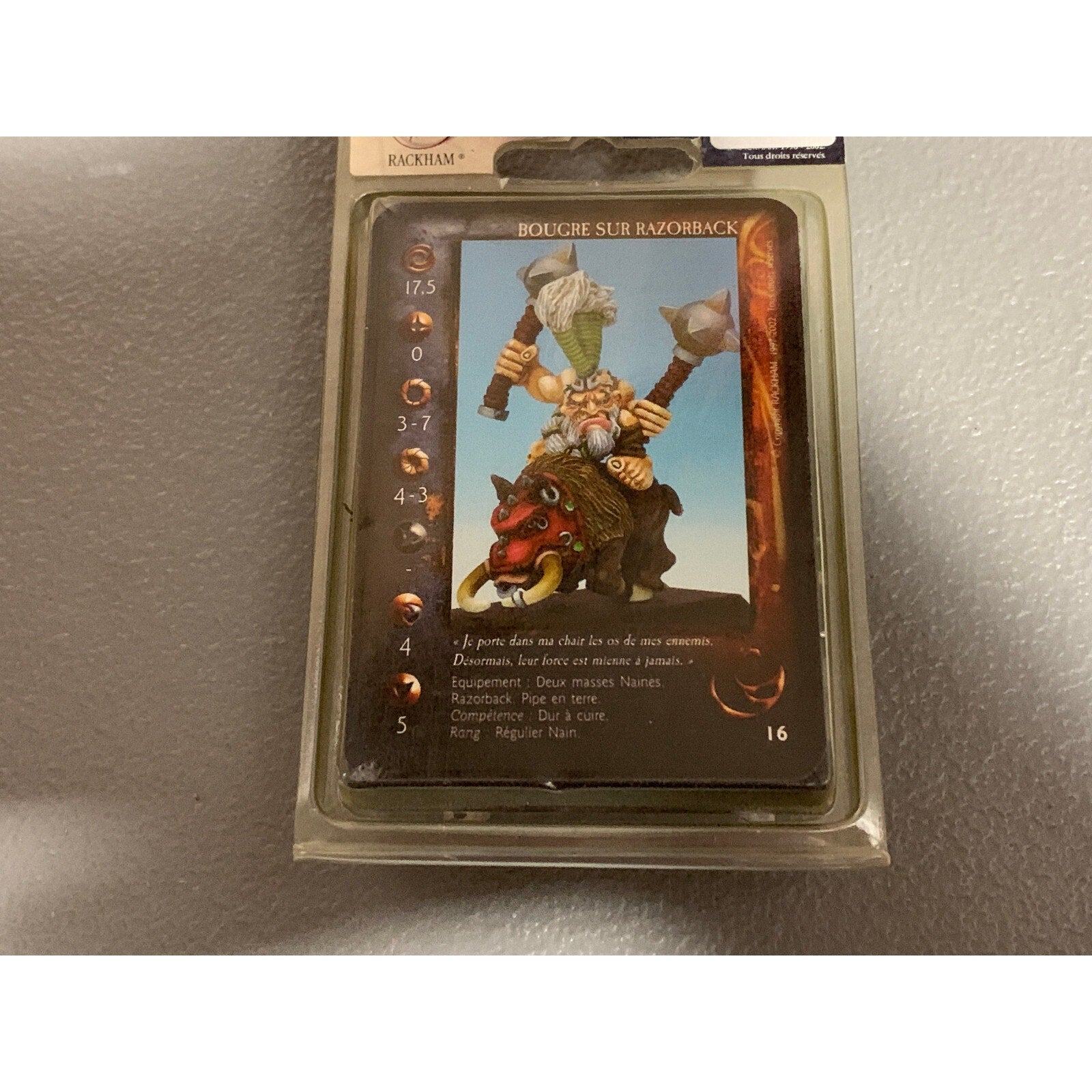 A10379 RACKHAM CONFRONTATION METAL OOP BOOR ON RAZORBACK