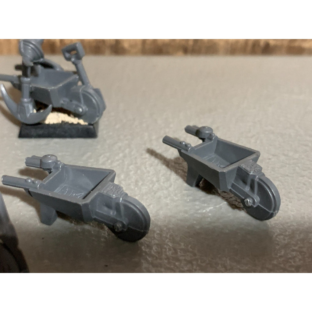 A16705 WARHAMMER AOS FANTASY DWARFS DWARVES ARTILLERY WHEELBARROW CANNON BITS
