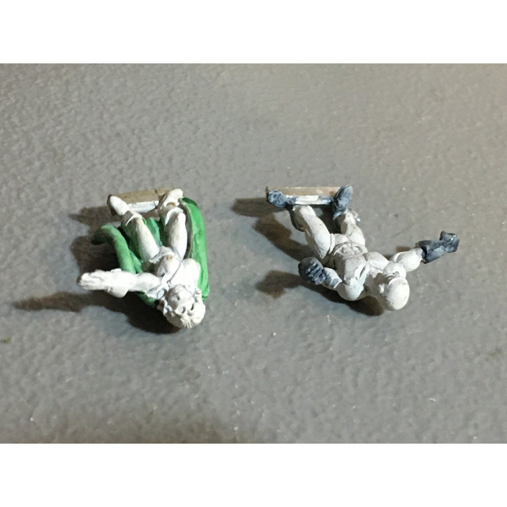 A32083 UNKNOWN METAL SUPERHERO 2 PK MALE FEMALE TABLE TOP WAR GAMES RPG