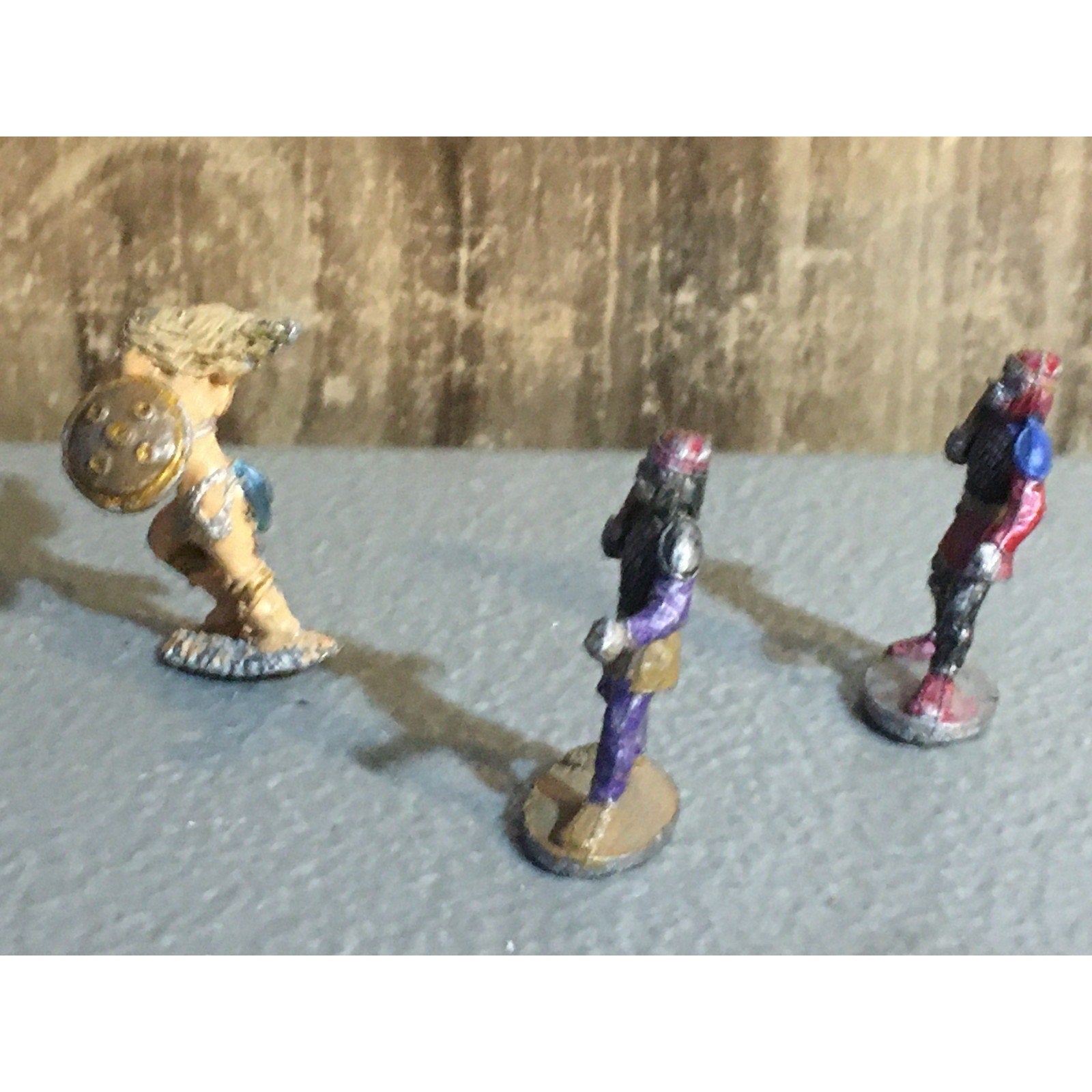 A32858 RAL PARTHA MINIATURES METAL UNKNOWN 3 PK INCOMPLETE? HUMAN WARRIOR
