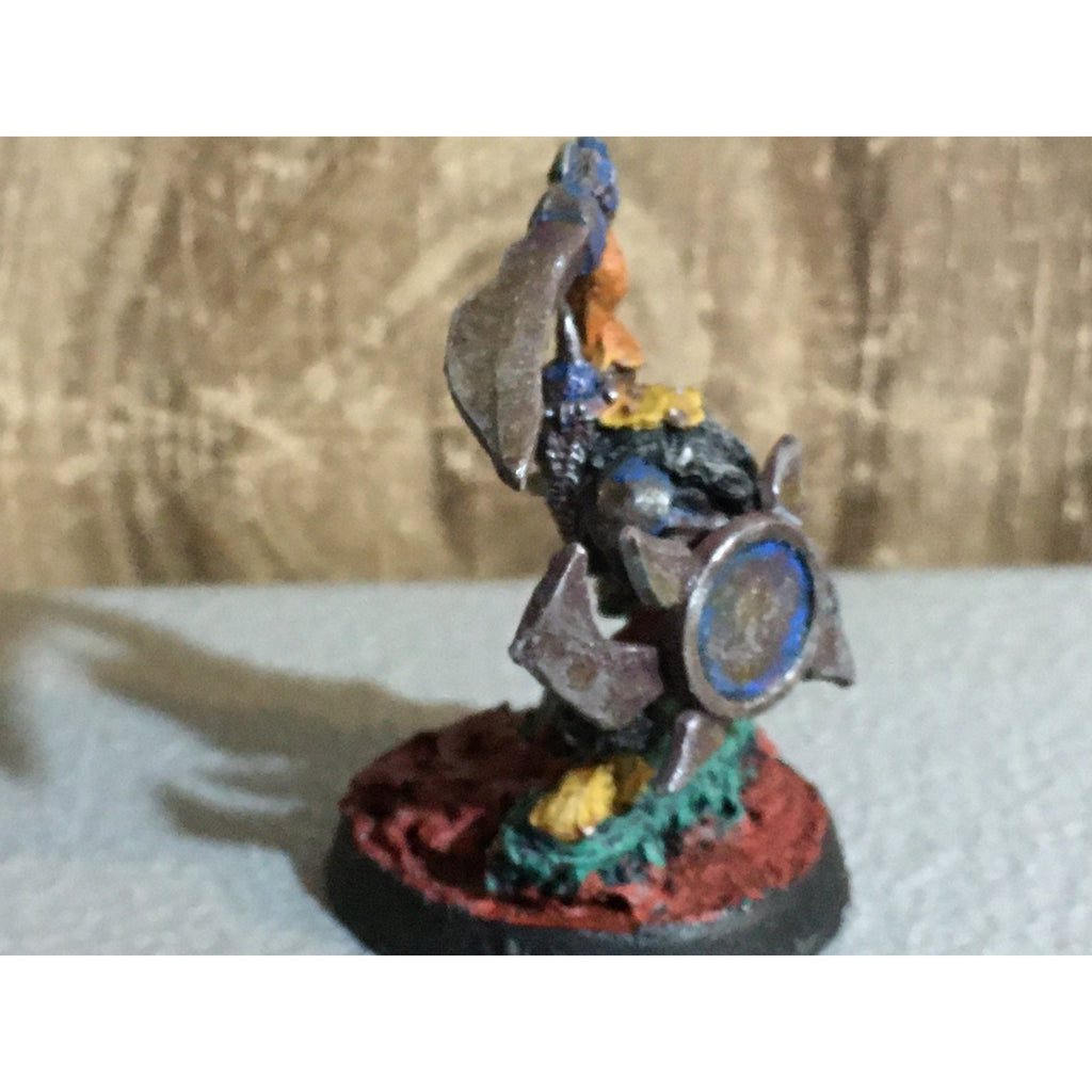 A32473 WARHAMMER FANTASY CITADEL VINTAGE HOBGOBLIN CHAMPION METAL PAINT BASE