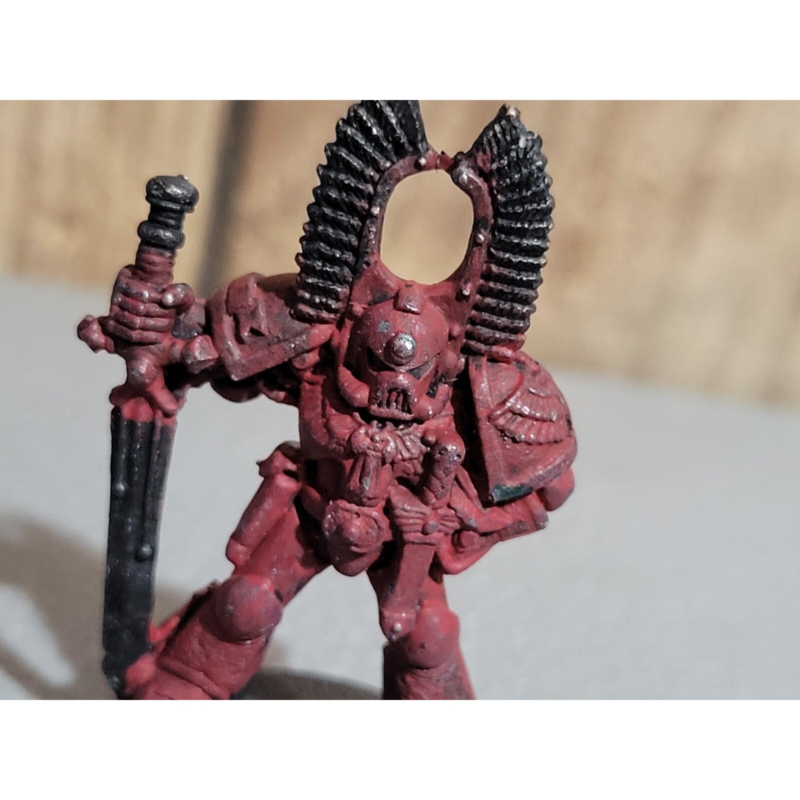 A19211 WARHAMMER 40K METAL SPACE MARINES DARK ANGELS CAPTAIN ROGUE TRADER