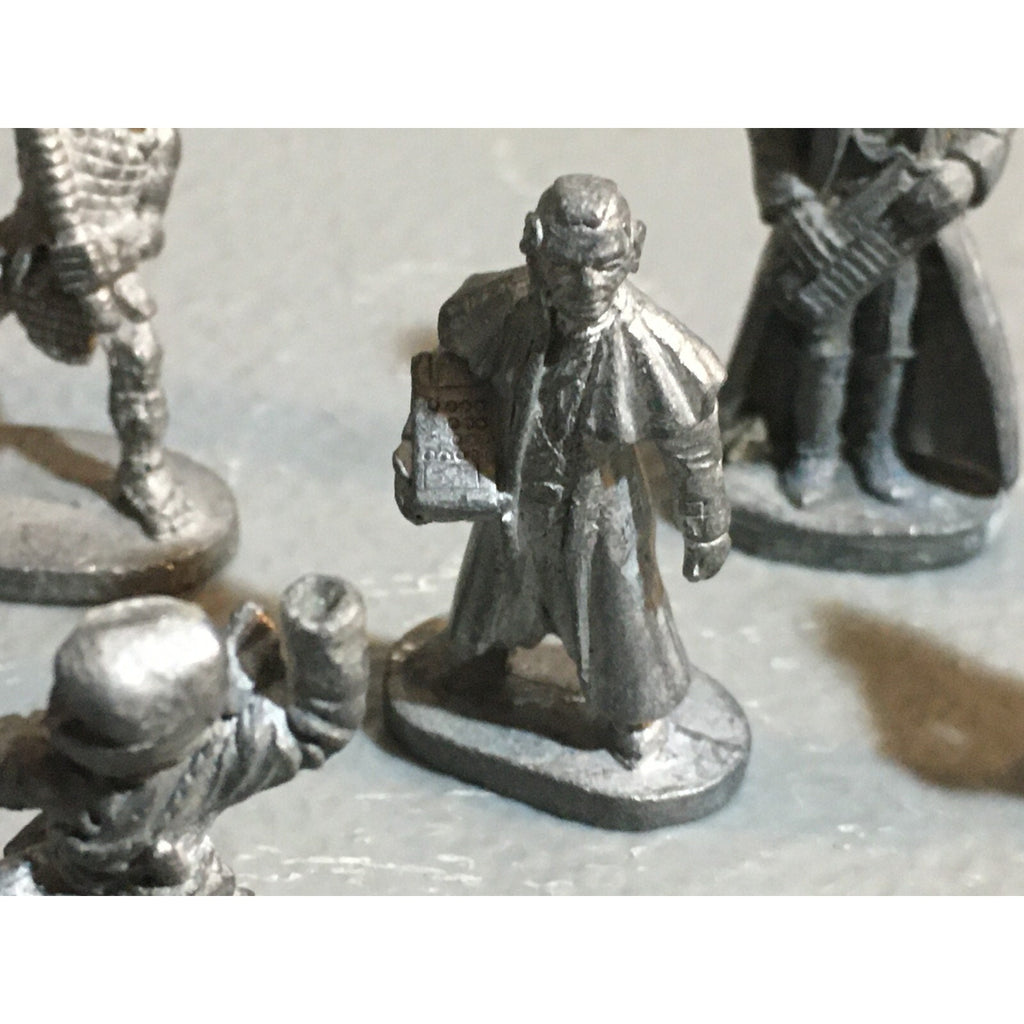 A6558 GRENADIER 8 PK METAL OOP MINIATURES WARRIOR NINJA MUSICIAN 1 INCOMPLETE