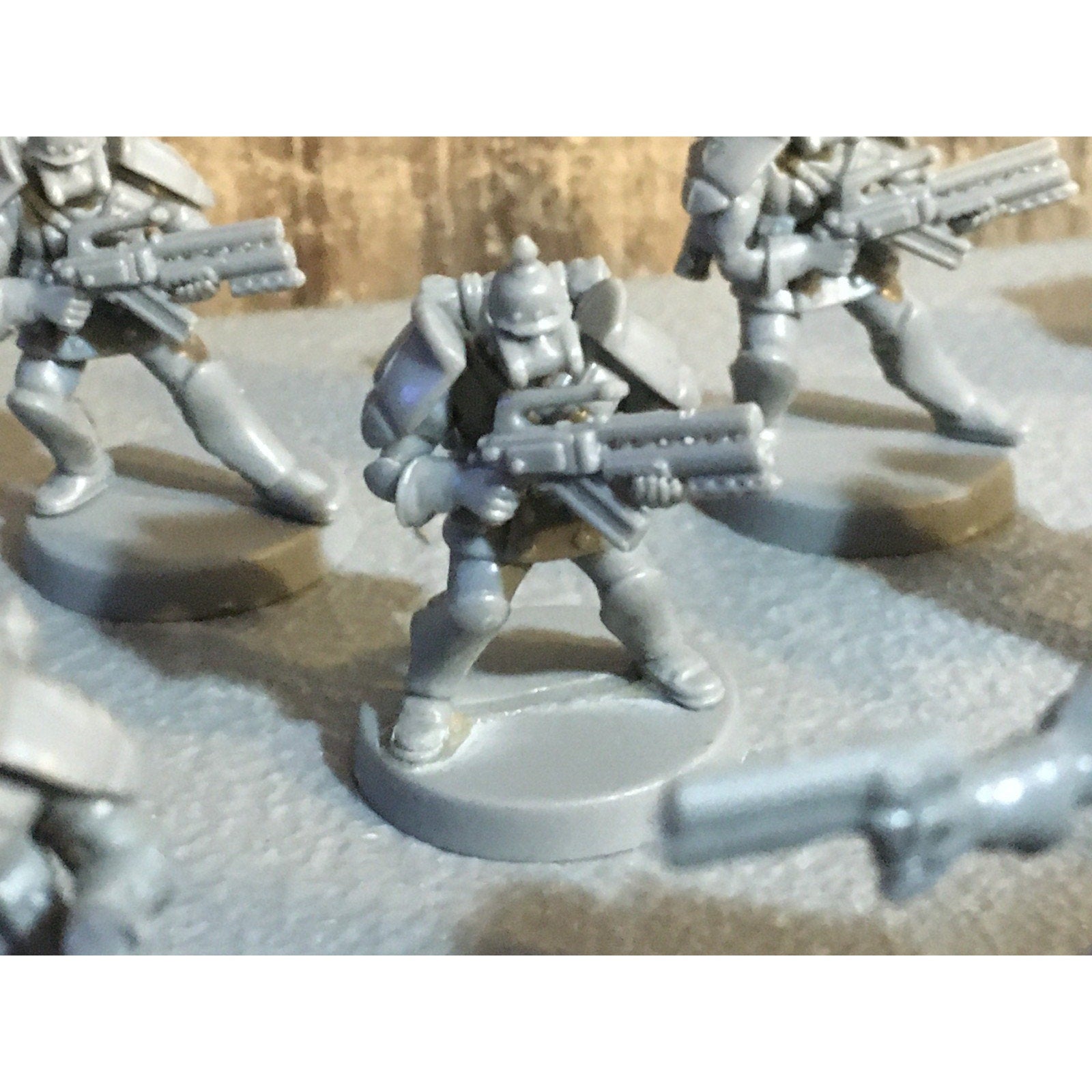 A30063 UNKNOWN TABLE TOP SCI-FI POWER ARMOR SOLDIERS 10 PK WAR GAMES