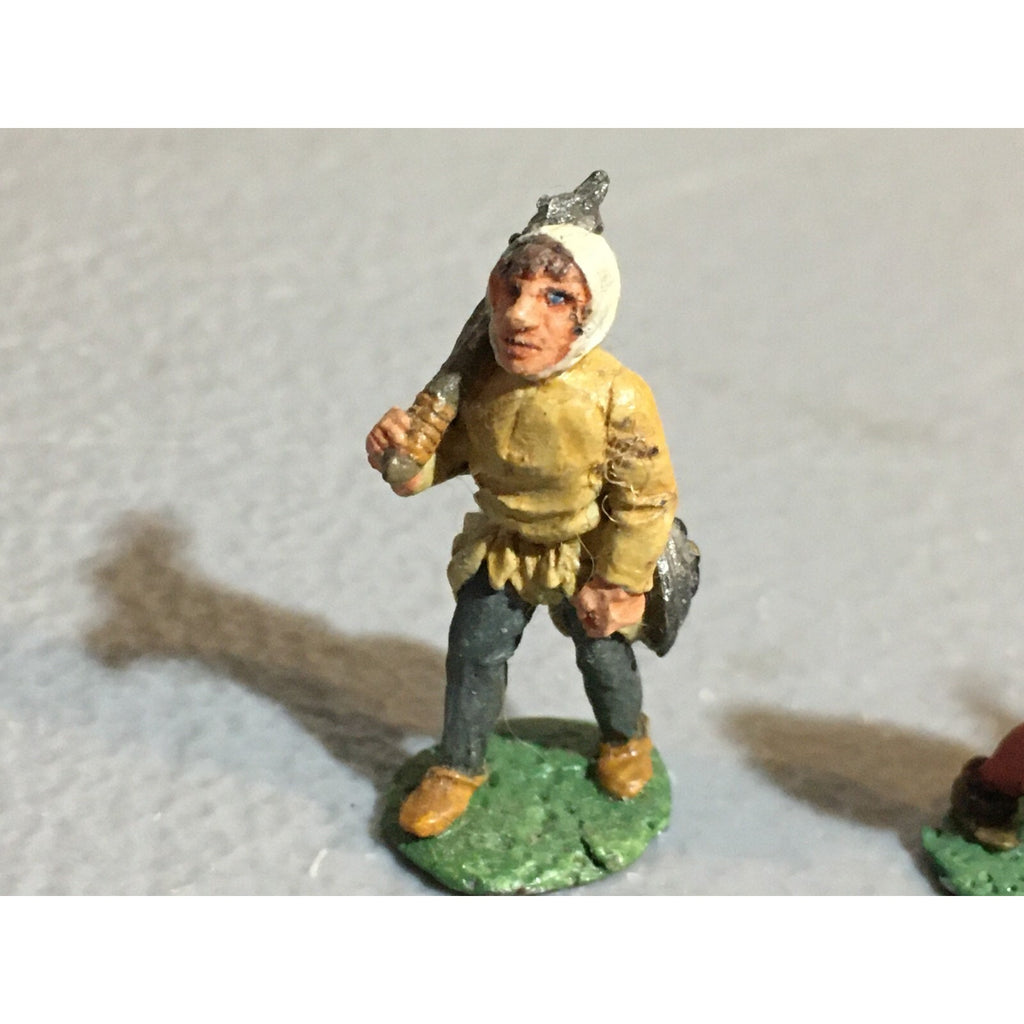 A10129 CITADEL PRE SLOTTA METAL RARE OOP HUMAN FARMERS VILLAGERS 2 PK PAINTED