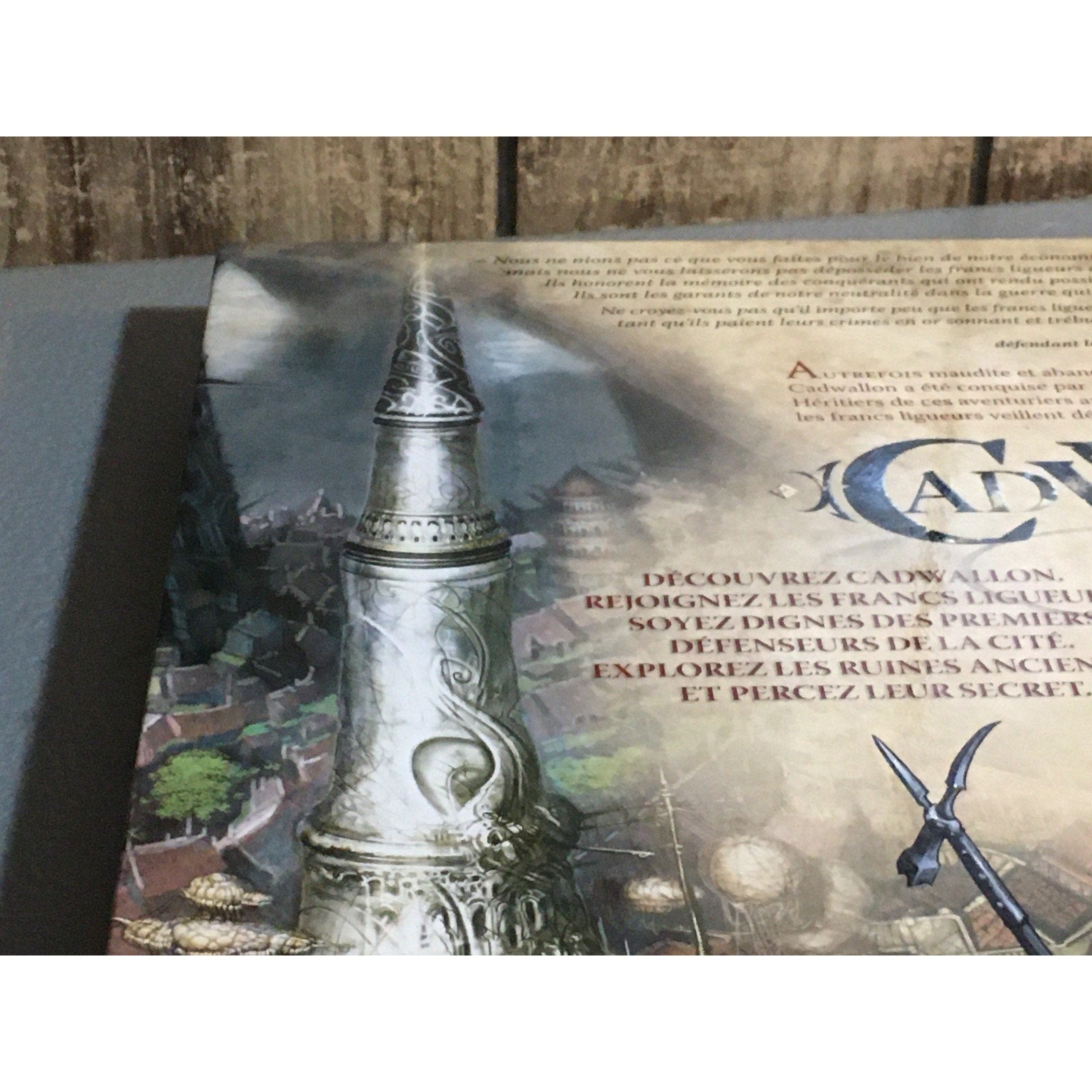 BOOK USED RACKHAM CONFRONTATION CADWALLON THE FREE CITY RULEBOOK FRENCH HARDBACK