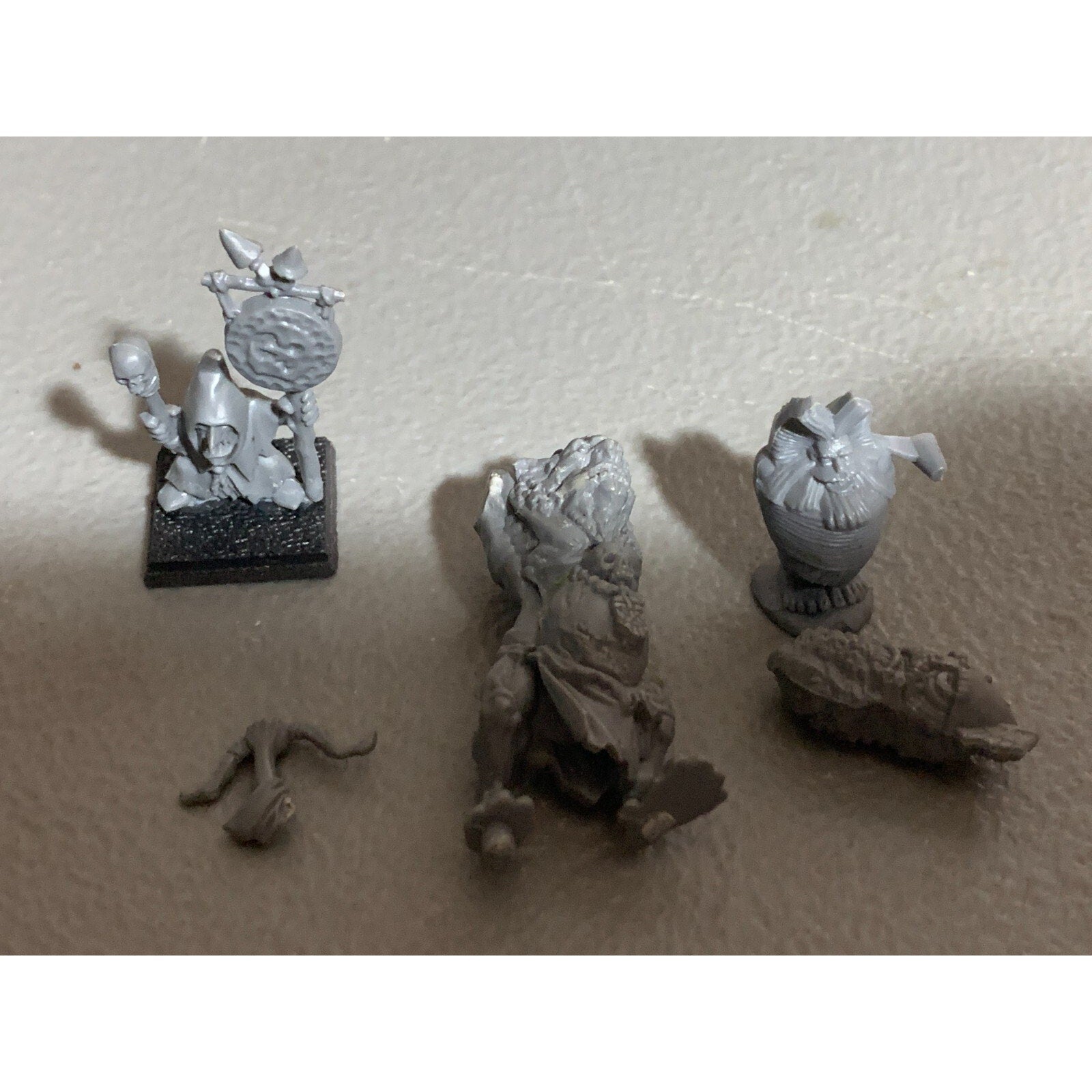 A23315 WARHAMMER FANTASY AOS ORCS GOBLINS SKULL PASS BITS LOT INCOMPLETE TROLL