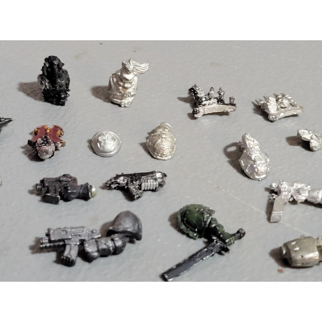 A19077 WARHAMMER 40K CHAOS SPACE MARINES ALL METAL BITS LOT