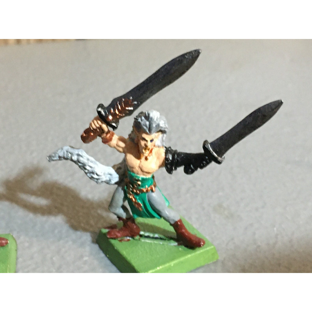 A24676 WARHAMMER FANTASY WOOD ELVES METAL WARDANCER & SCOUT BROKE BOW GW