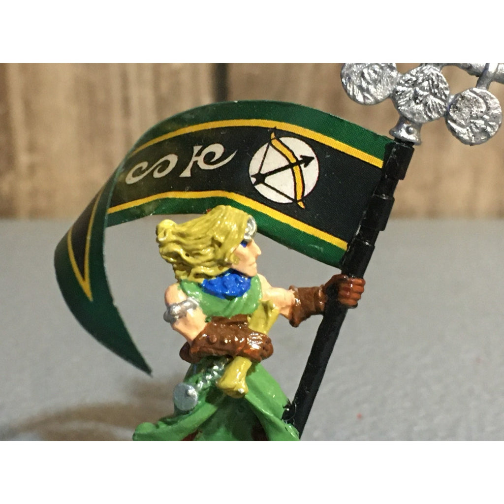 A24674 WARHAMMER FANTASY WOOD ELVES MOON STANDARD METAL PAINTED GW