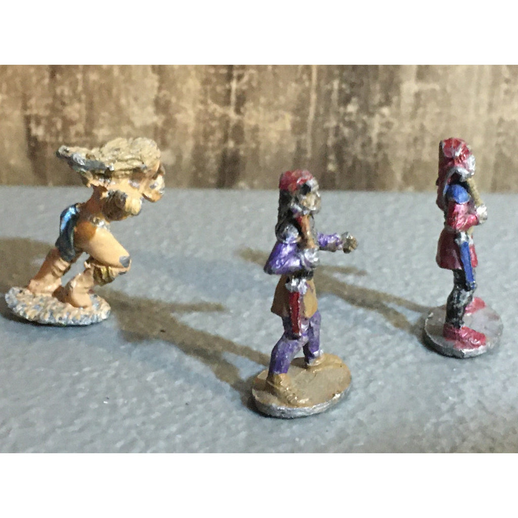A32858 RAL PARTHA MINIATURES METAL UNKNOWN 3 PK INCOMPLETE? HUMAN WARRIOR