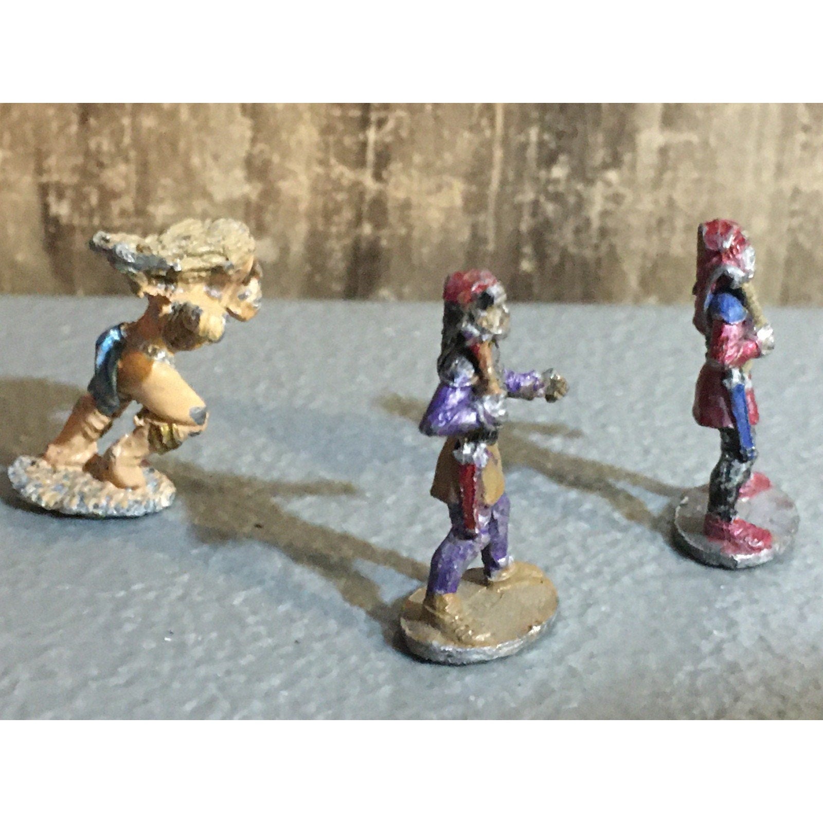 A32858 RAL PARTHA MINIATURES METAL UNKNOWN 3 PK INCOMPLETE? HUMAN WARRIOR