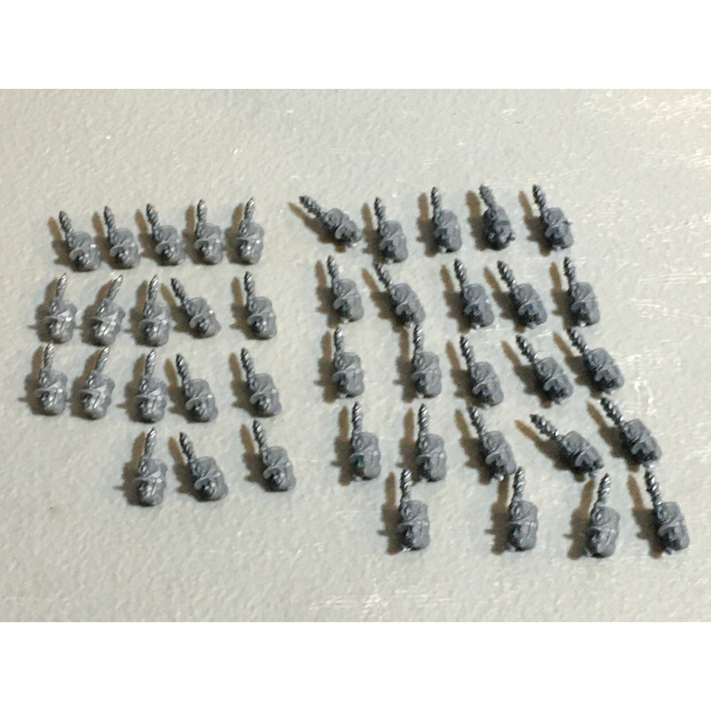 A23033 WARGAMES ATLANTIC HEADS NAPOLEONIC FANCY HATS & GASMASK MM BITS LOT MINIS