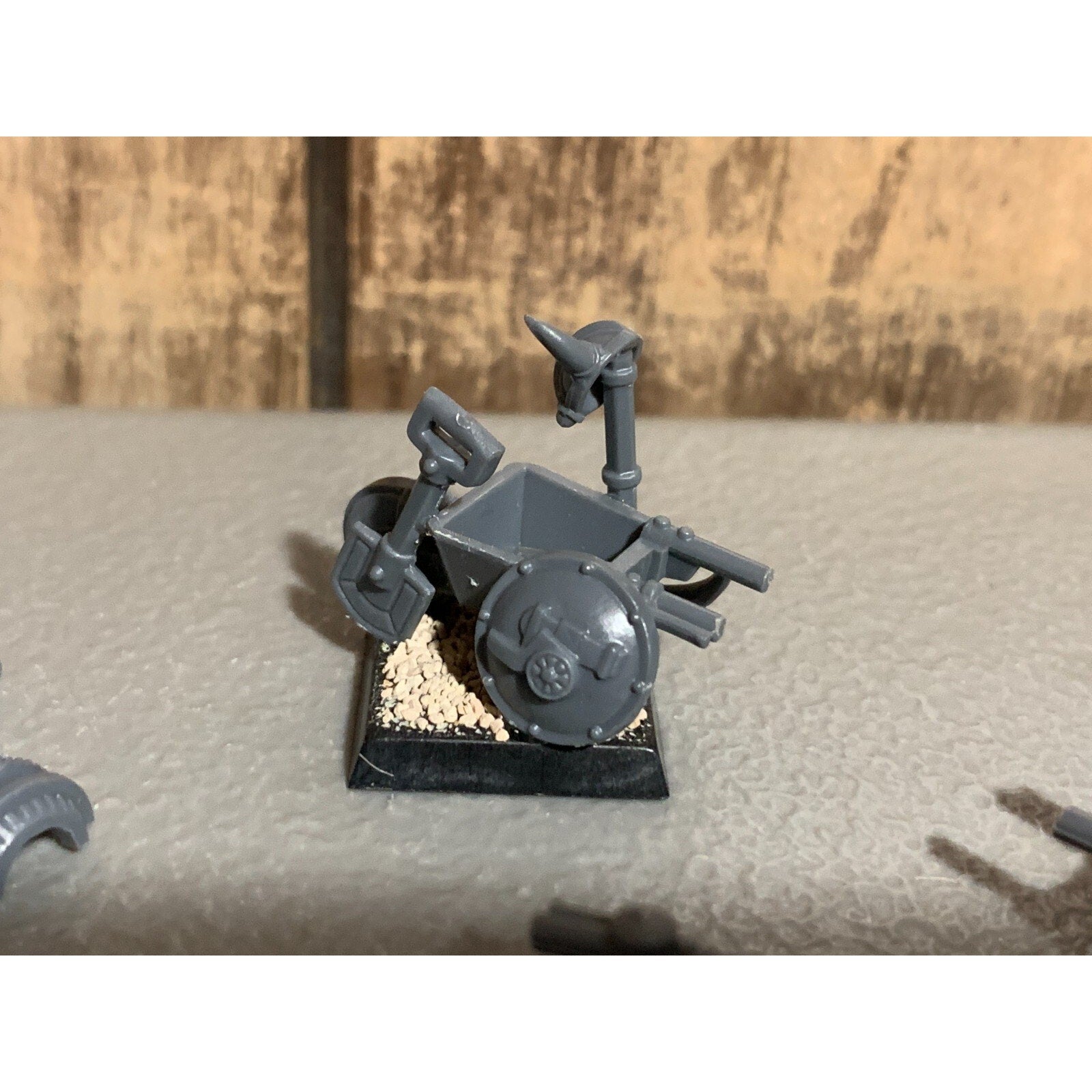 A16705 WARHAMMER AOS FANTASY DWARFS DWARVES ARTILLERY WHEELBARROW CANNON BITS