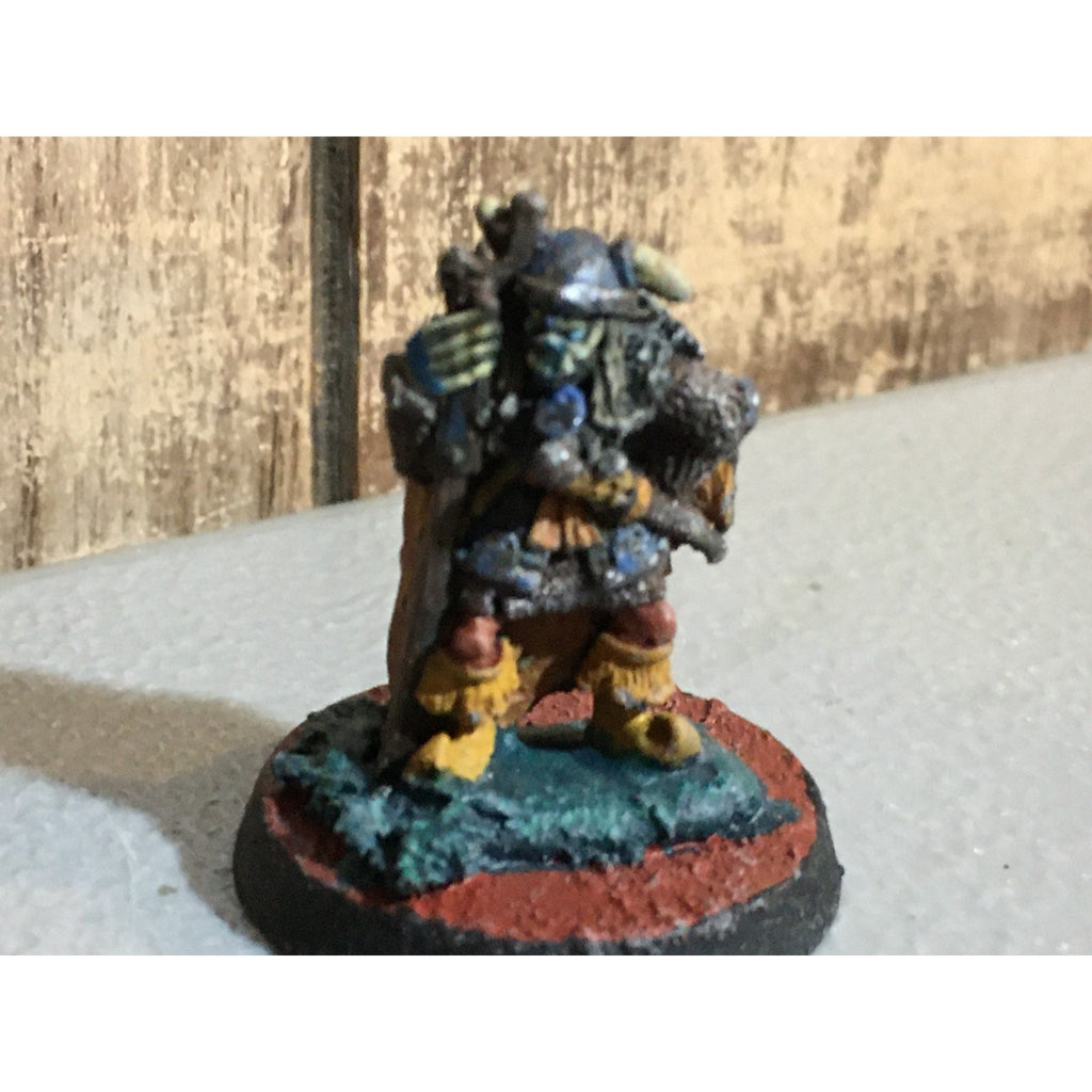 A32472 WARHAMMER FANTASY CITADEL VINTAGE HOBGOBLIN SPINETOE METAL PAINT BASE