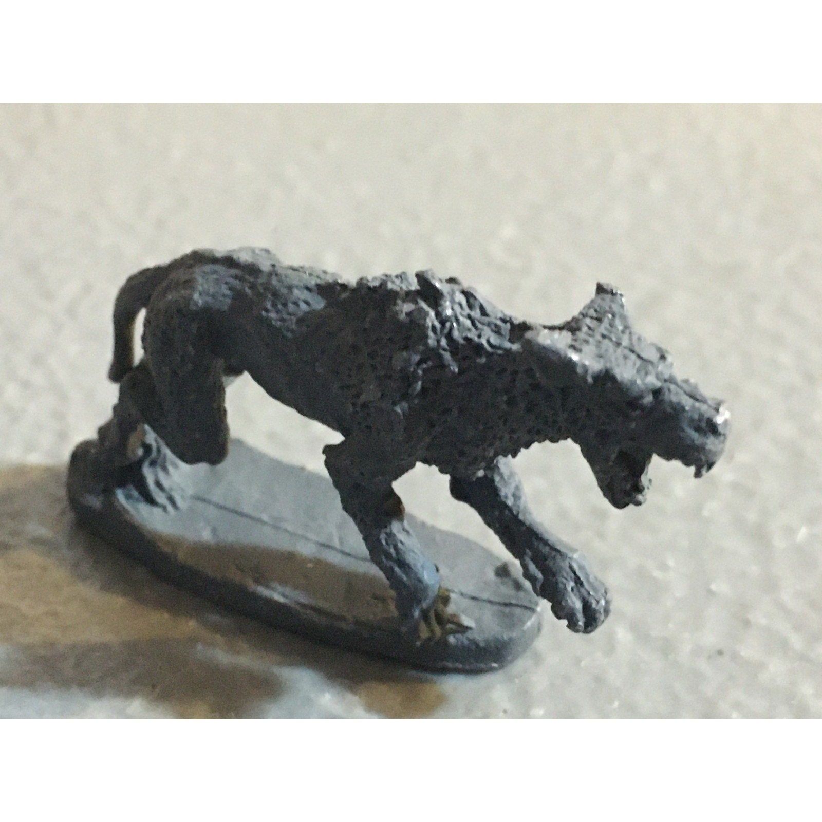 A32618 RAL PARTHA MINIATURES METAL HELLHOUND DOG & BARBARIAN HERO D&D