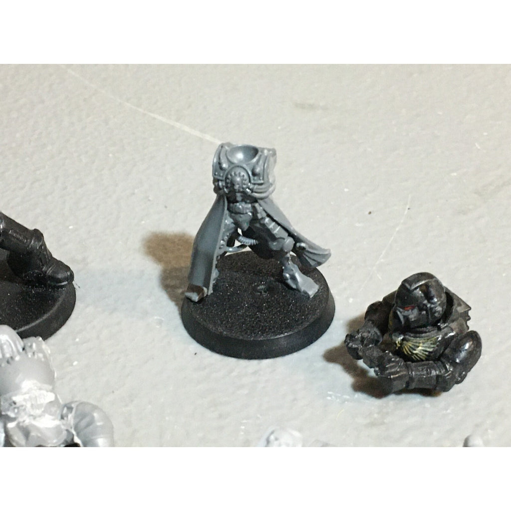 A23487 WARHAMMER 40K BITS LOT MIXED SPACE MARINES CUSTODES ELDAR GW