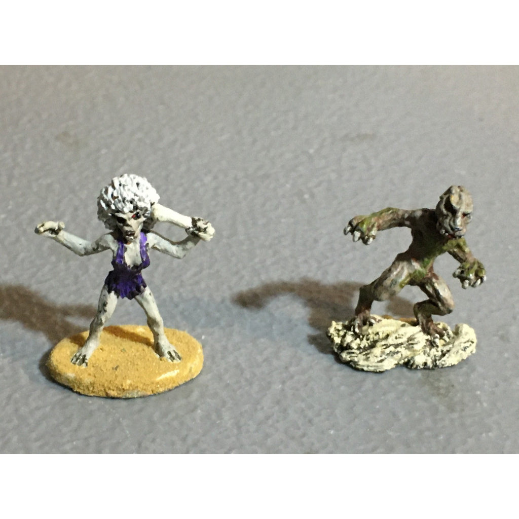 A24752 GRENADIER METAL GHOUL & GHOUL FEMALE PAINTED DUNGEONS & DRAGONS ...