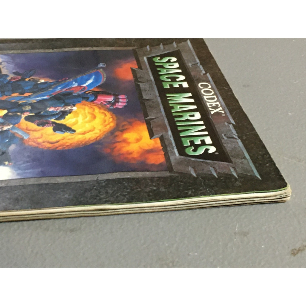 BOOK GAMES WORKSHOP WARHAMMER 40K 1998 CODEX SPACE MARINES SB USED PLAYED