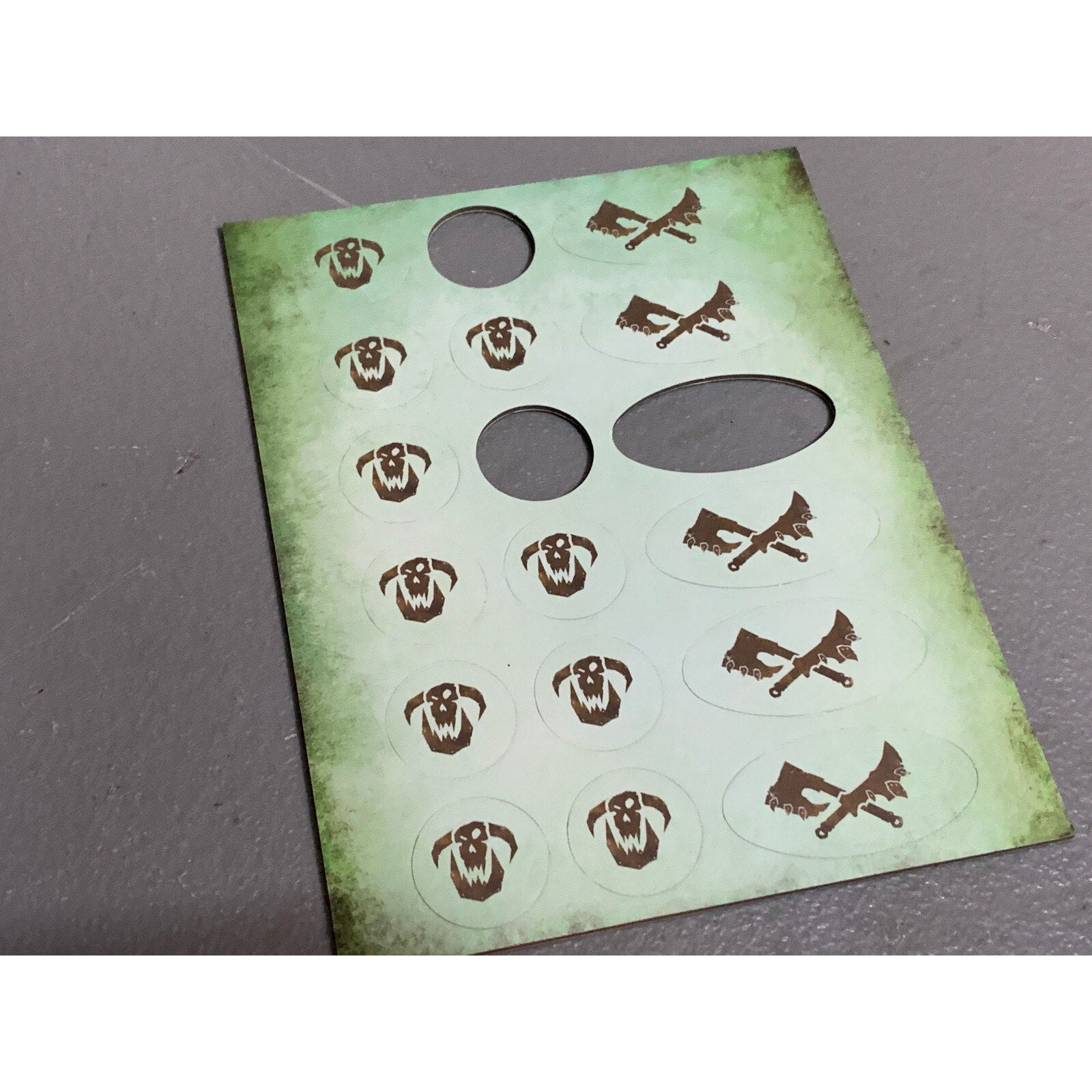 A15633 WARHAMMER AOS GRAND ALLIANCE DESTRUCTION ORRUK TOKENS WARSCROLL CARDS