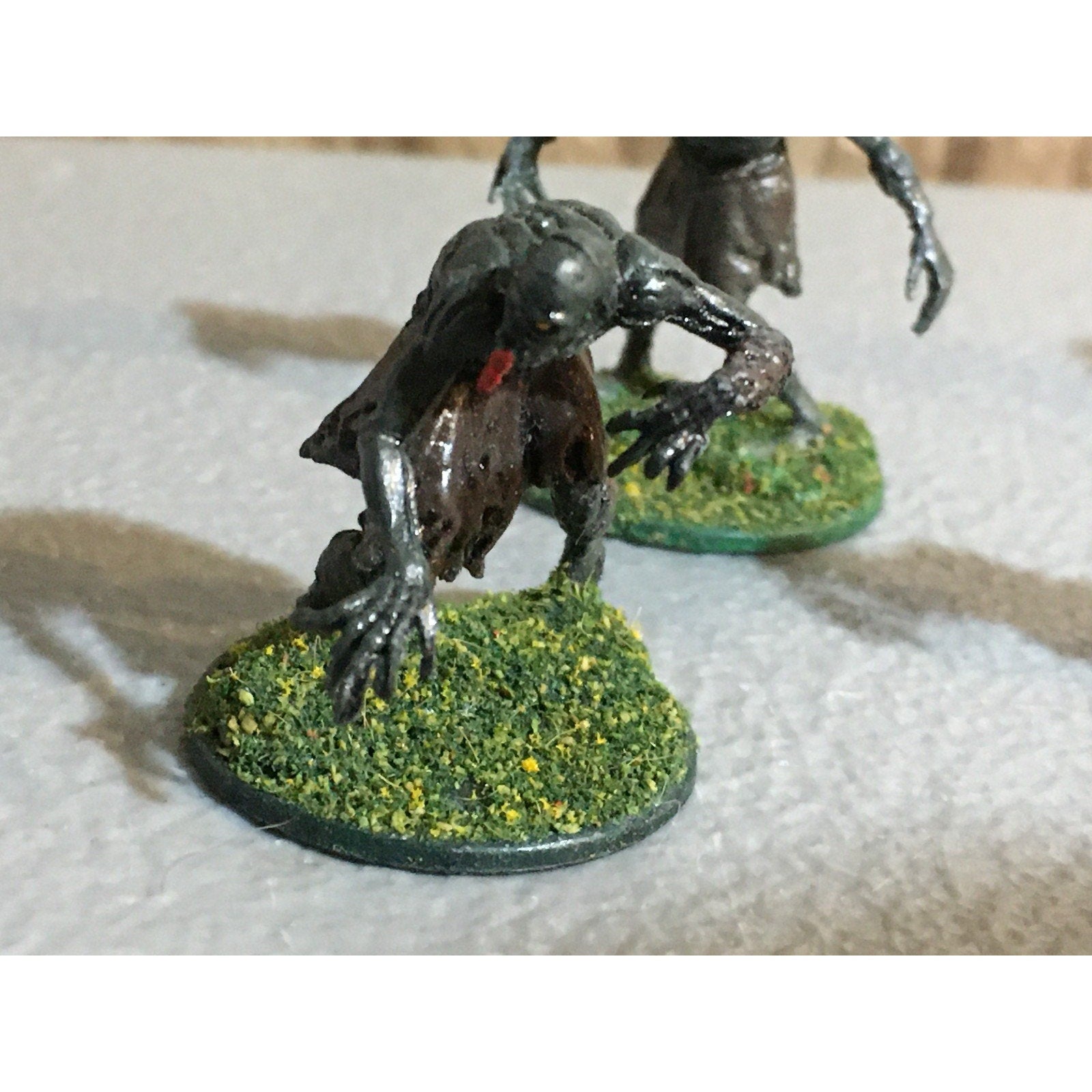 A32500 WIZARDS WIZKIDS PAIZO D&D MINIATURES PLASTIC GHOUL 4 PK PAINT BASE