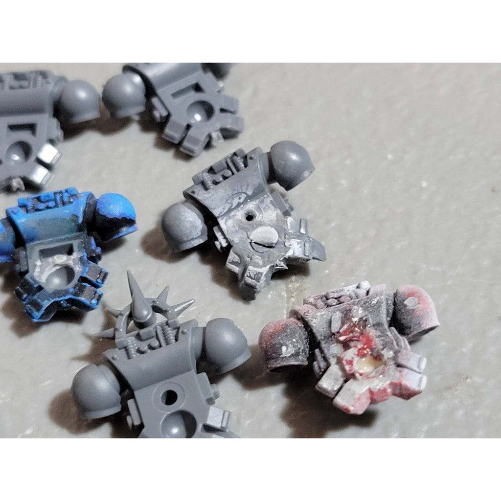 A19066 WARHAMMER 40K SPACE MARINES BLOOD ANGELS BACKPACK 11 PK BITS LOT