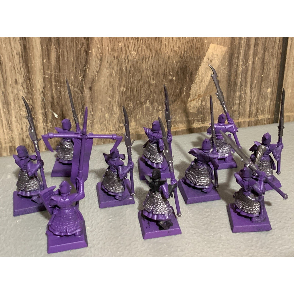A16899 WARHAMMER AOS FANTASY DARK ELVES SPEARMEN 10 PACK GW GAMES WORKSHOP