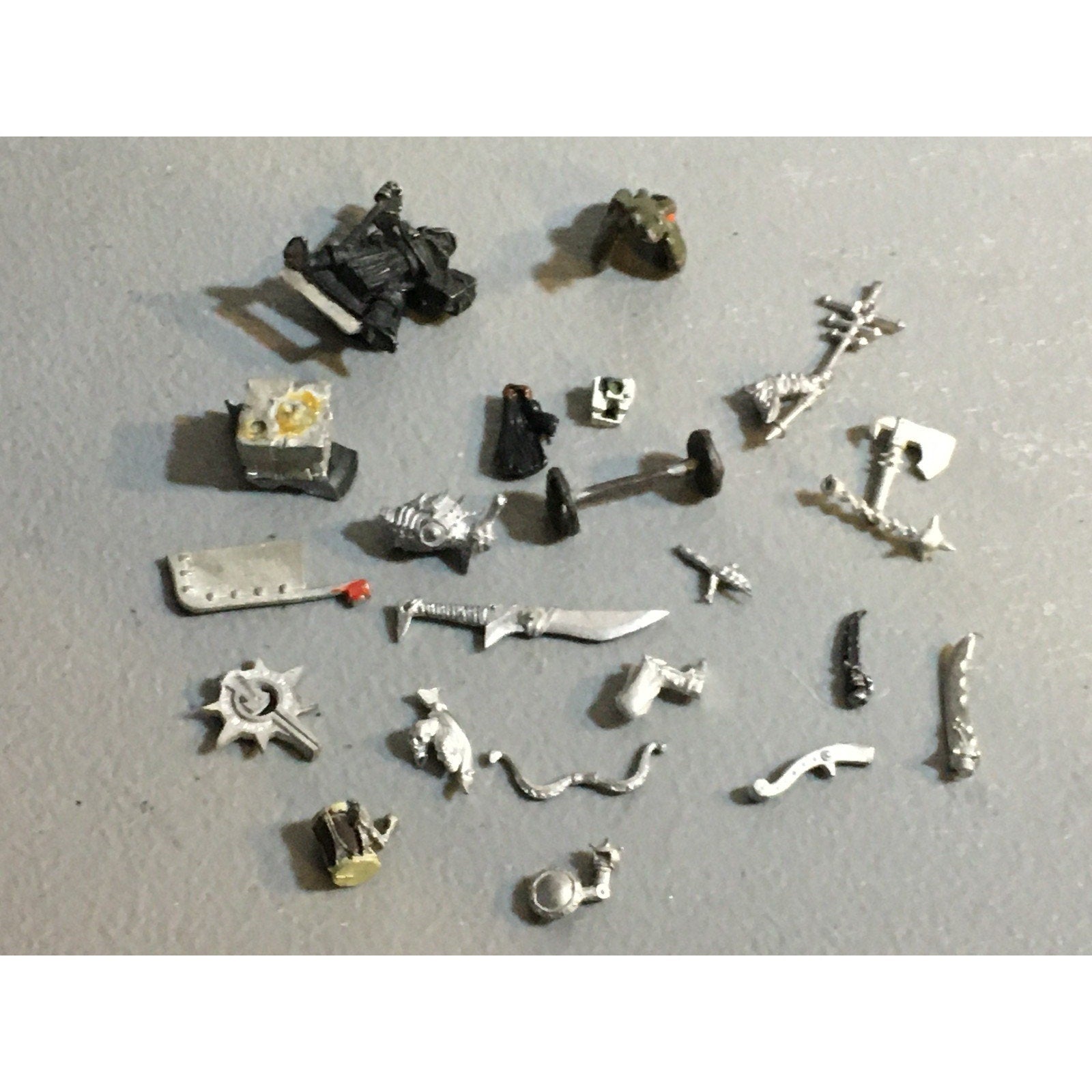 A32545 UNKNOWN MINIATURES ALL METAL BITS & INCOMPLETE LOT FANTASY