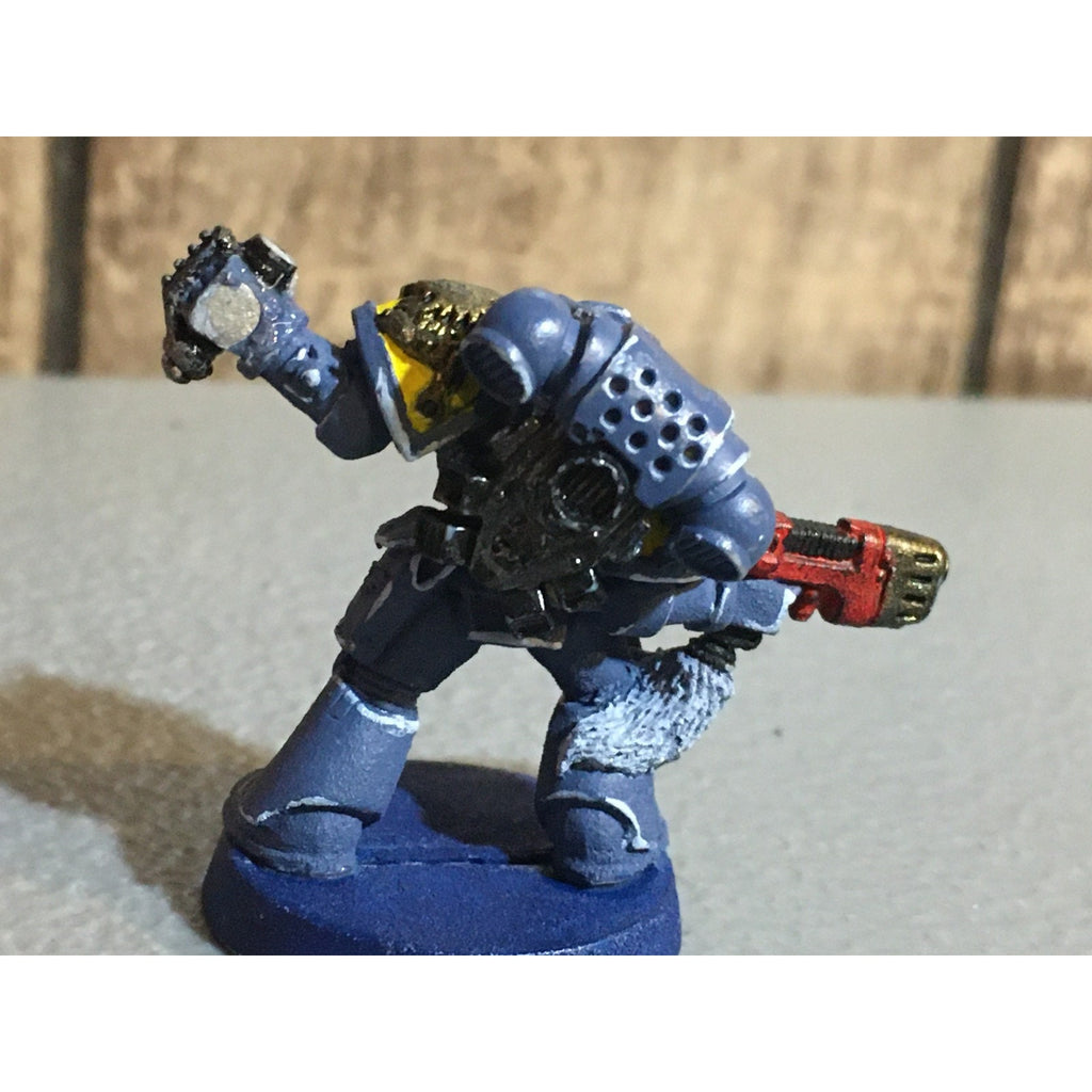 A31180 WARHAMMER 40K SPACE MARINES WOLVES METAL CAPTAIN WOLF HELMET GW