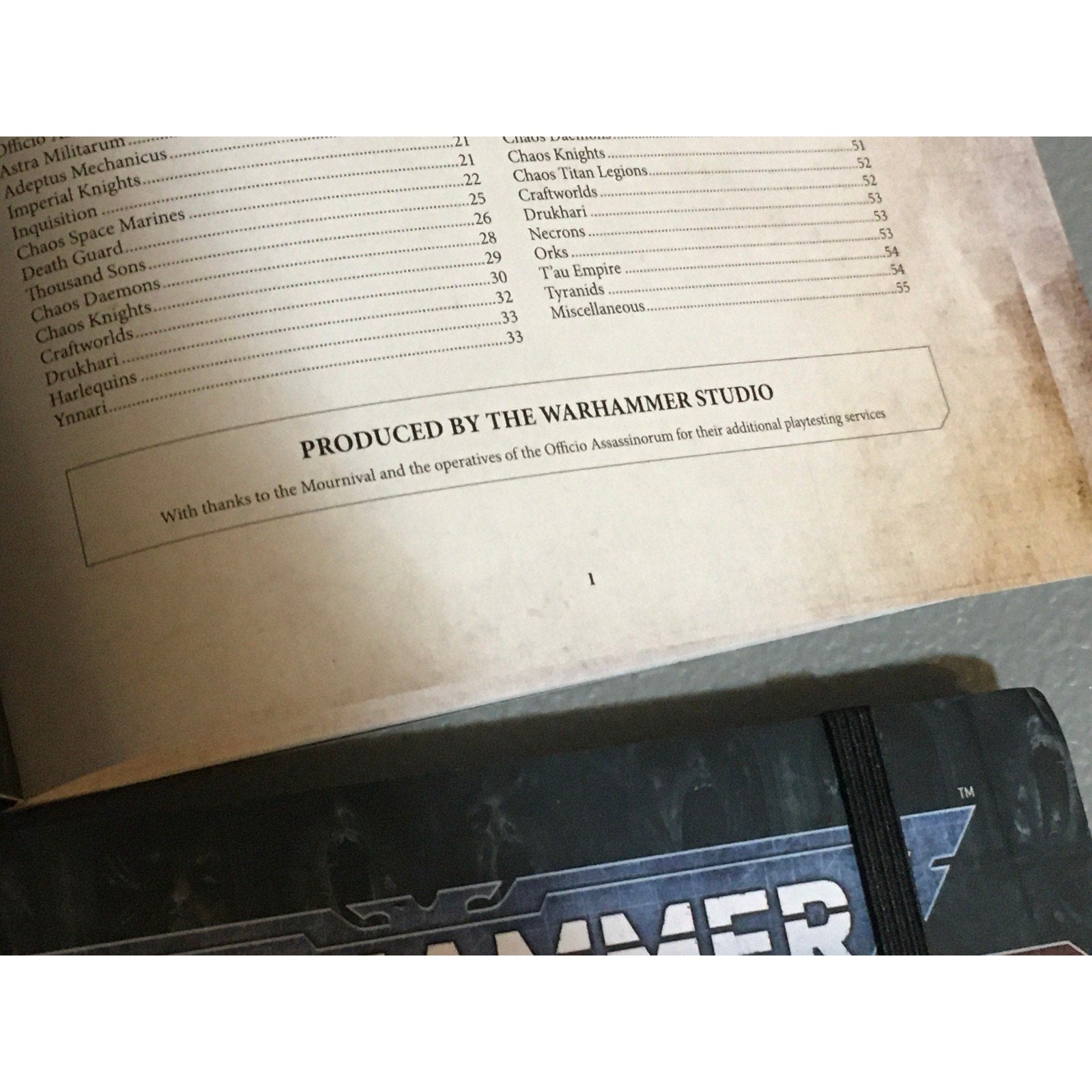 BOOK WARHAMMER 40K BOOKLETS GRAND TOURNAMENT 2020 MUNITORUM FIELD MANUAL NACHMUN
