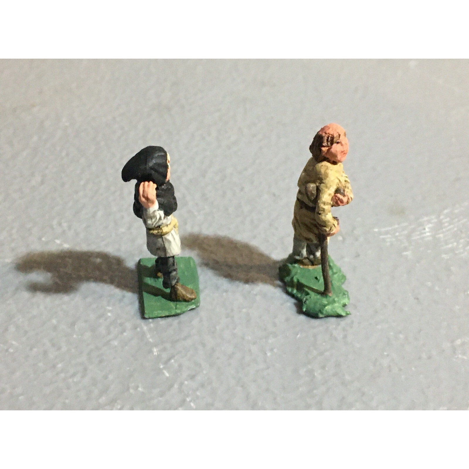 A10194 CITADEL PRE SLOTTA METAL RARE OOP HUMAN VILLAGERS PEASANTS 2 PK PAINTED